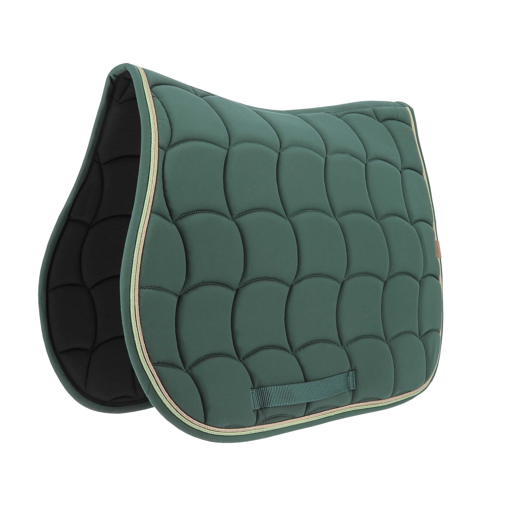 EQUITHÈME Shiny All-Purpose Saddle Pad Green - 204762009_packshot_1