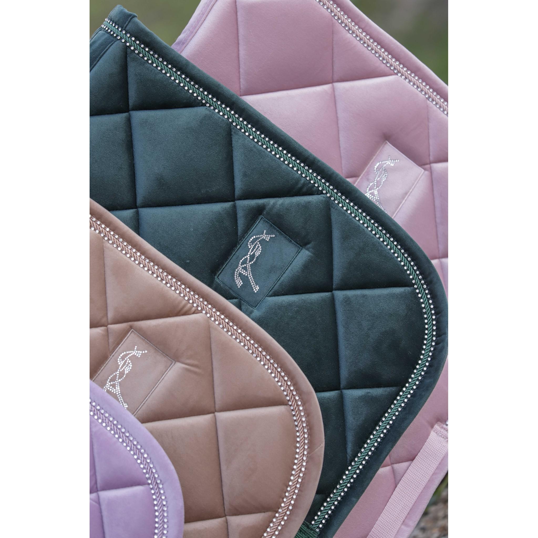 Pénélope New Strass Saddle pad - All purpose Dark green 204841009