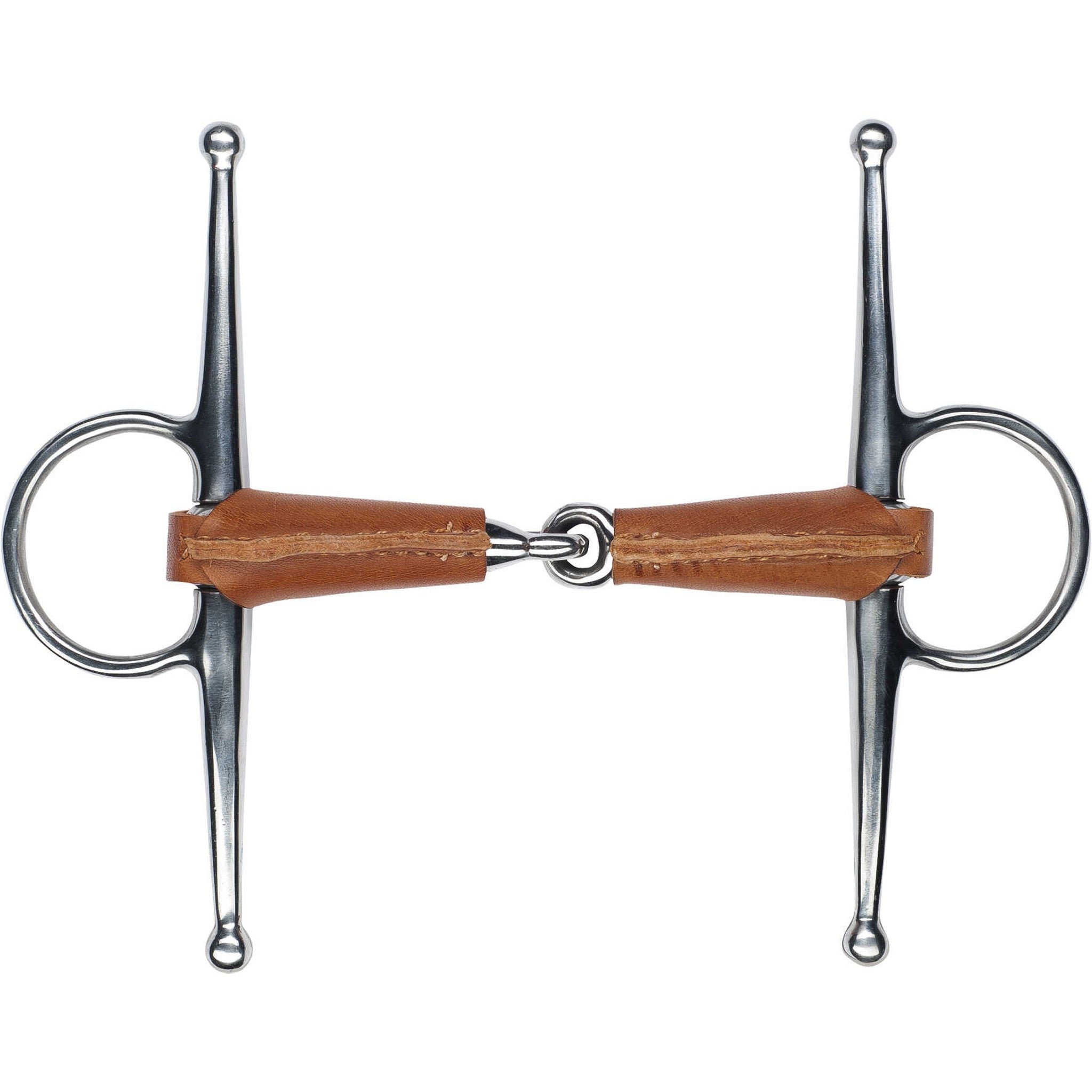 Feeling Leather covered full cheek bit 605690135