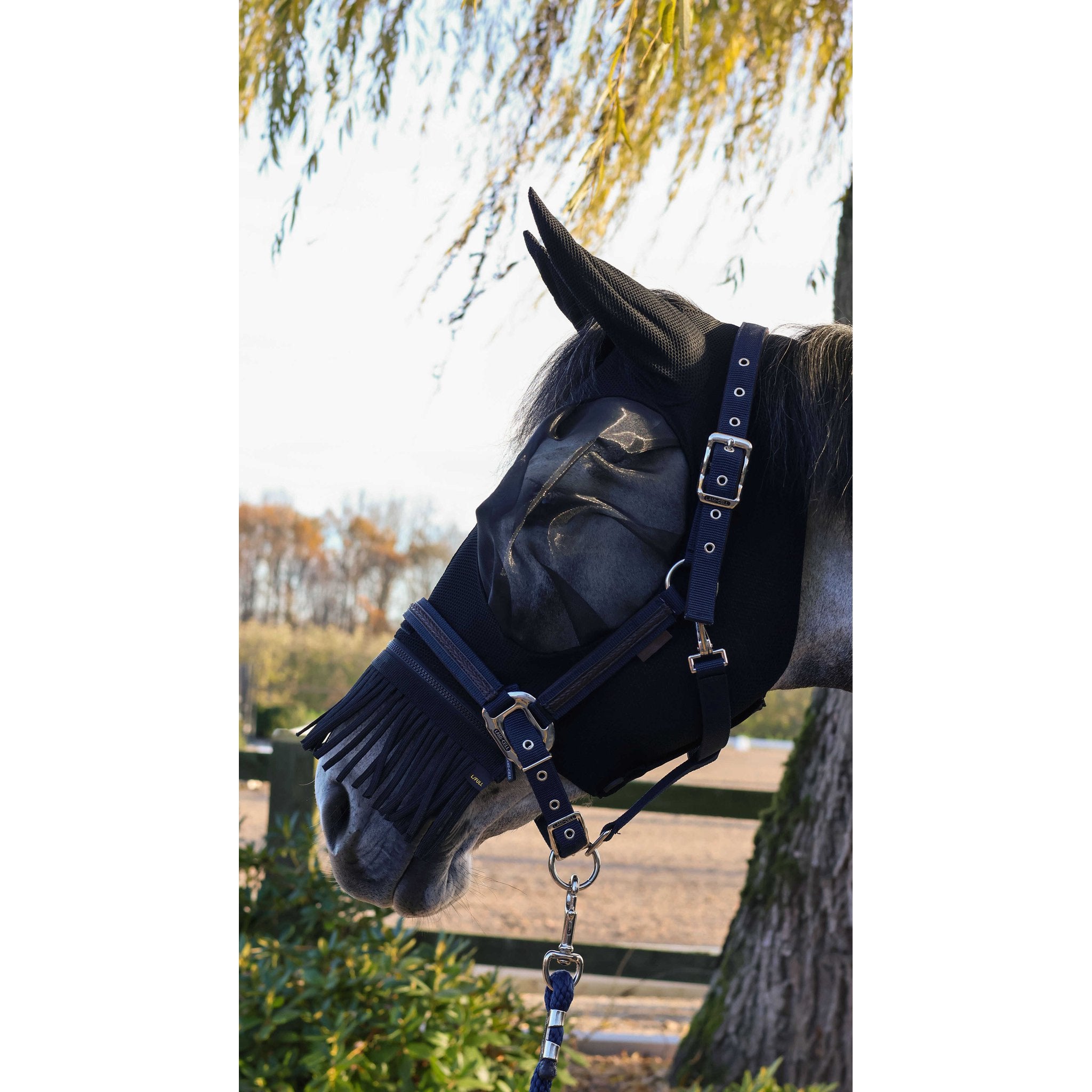 LAMI-CELL Flexifit 3-in-1 Fly Mask Black - 306047302_ambi_2