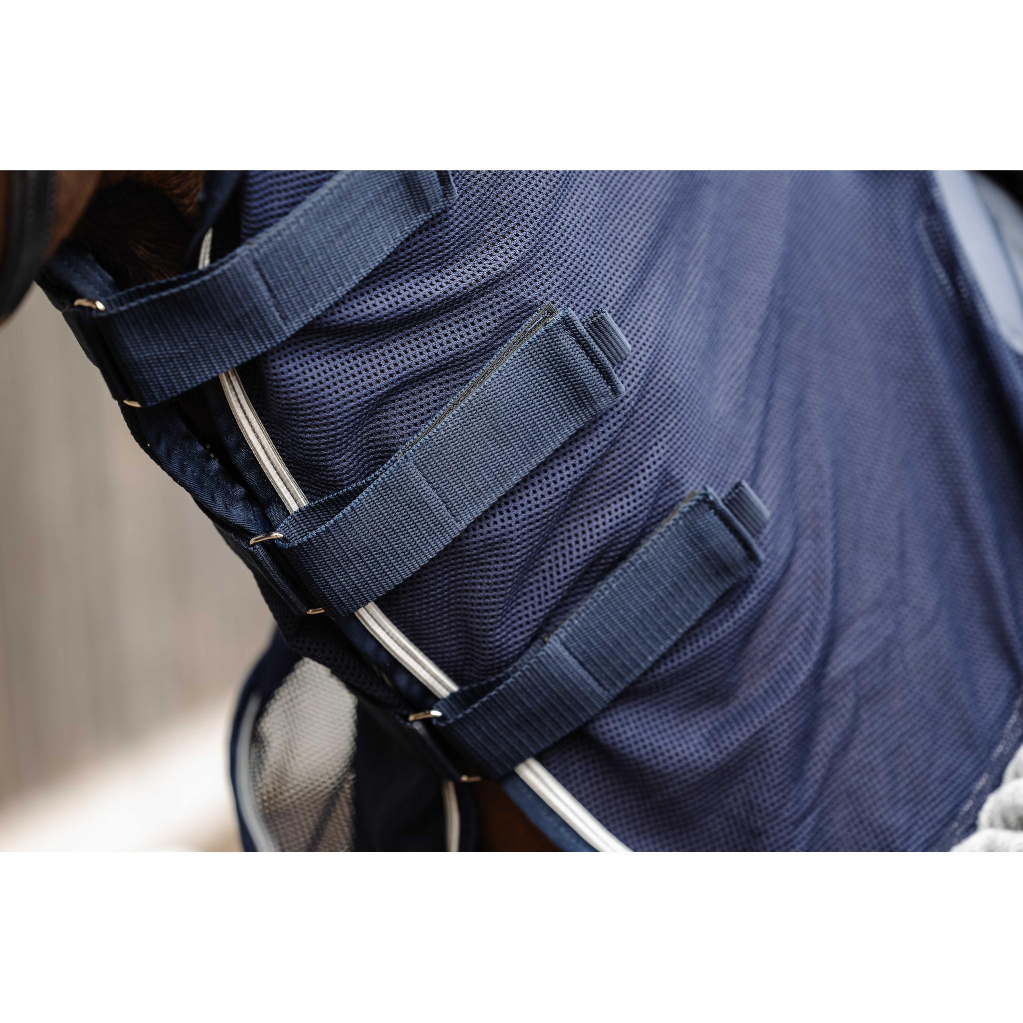 EQUITHÈME Mixed Fabric Sheet - Combo Navy blue 400351063