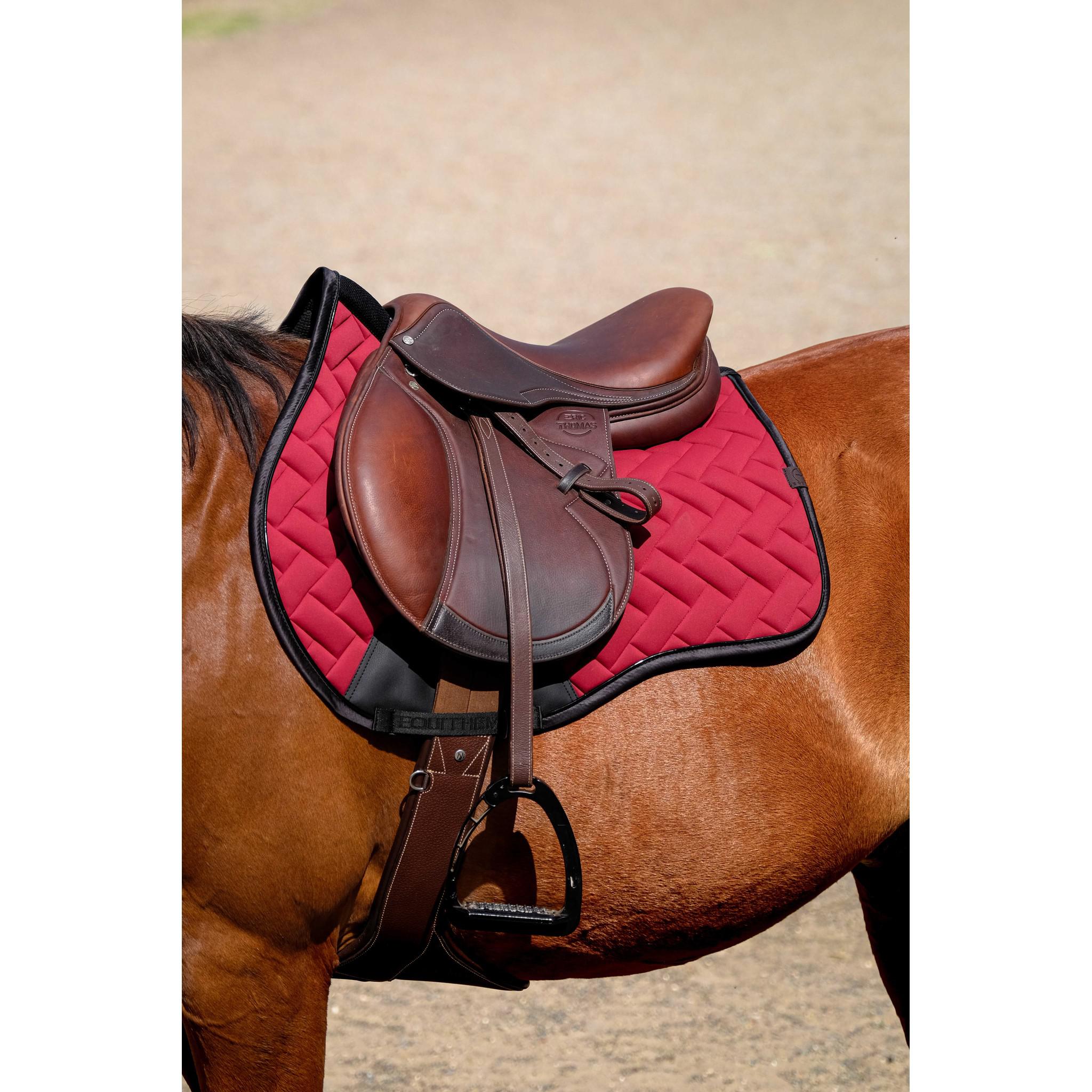 EQUITHÈME Impulsion Saddle Pad - All purpose Burgundy 204006033