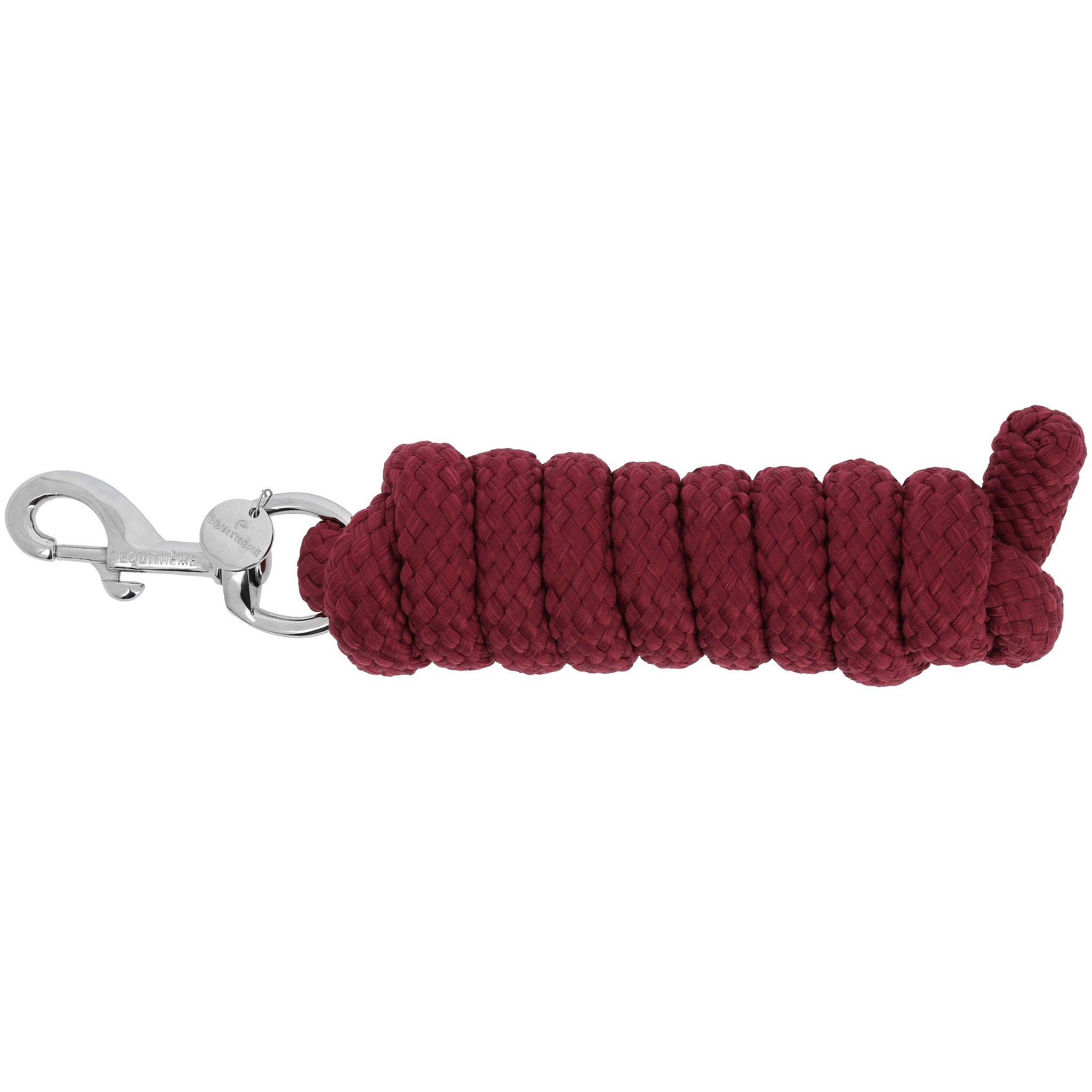 EQUITHEME Molly Lead Rope Burgundy - 520096033_packshot_1