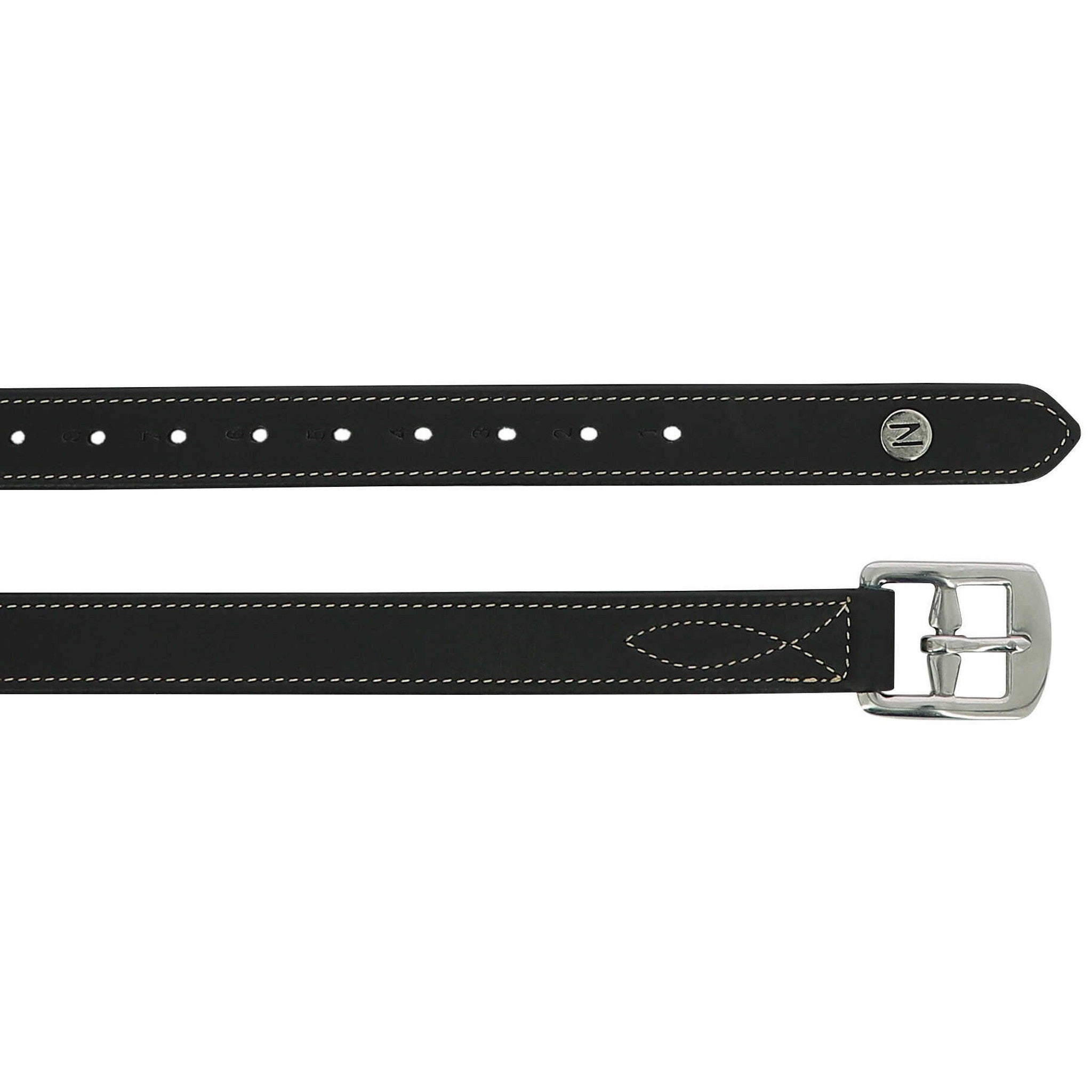 Norton Pro Soft Stirrup Leathers Black 202021237