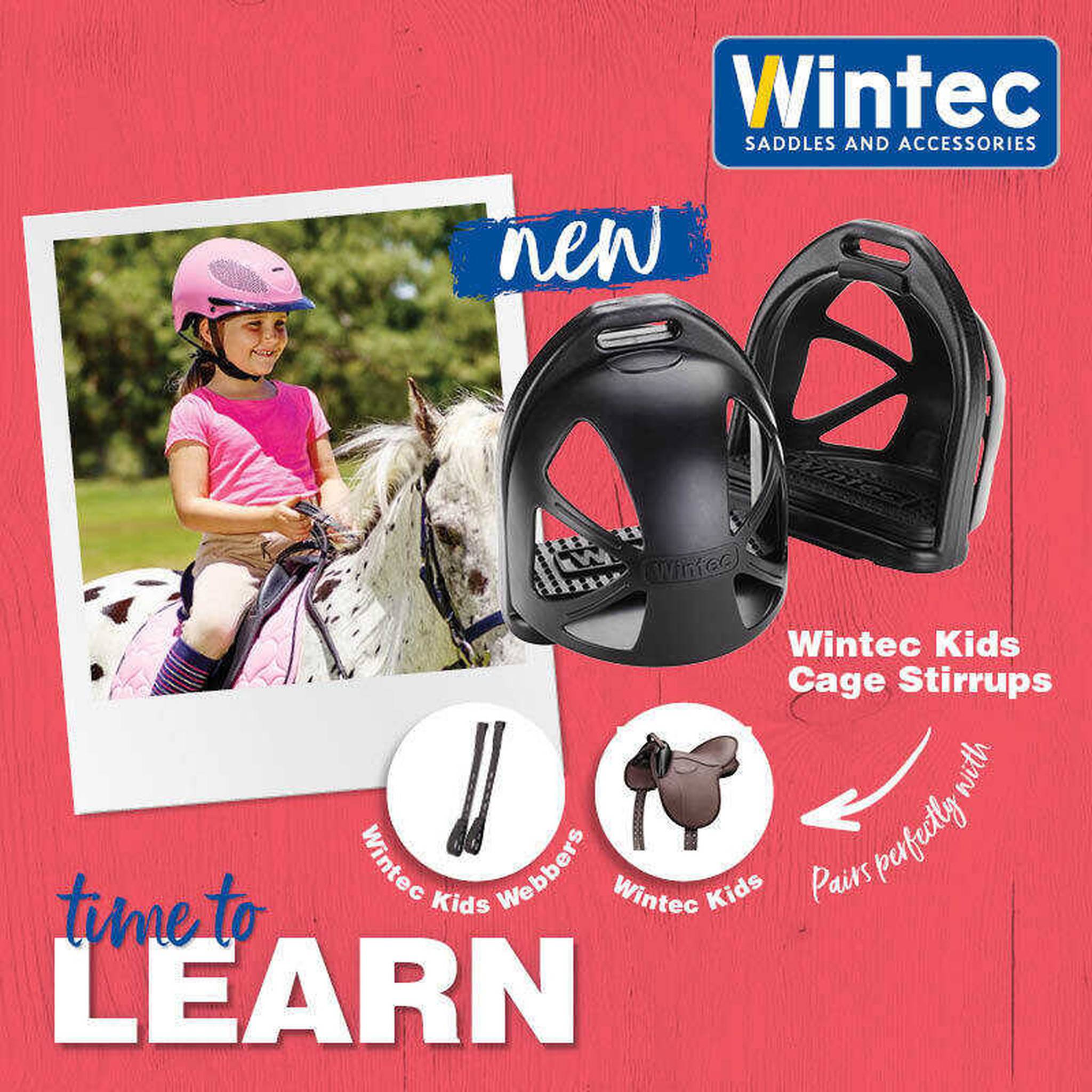 Wintec Safety Stirrups with Shell Black 201602002