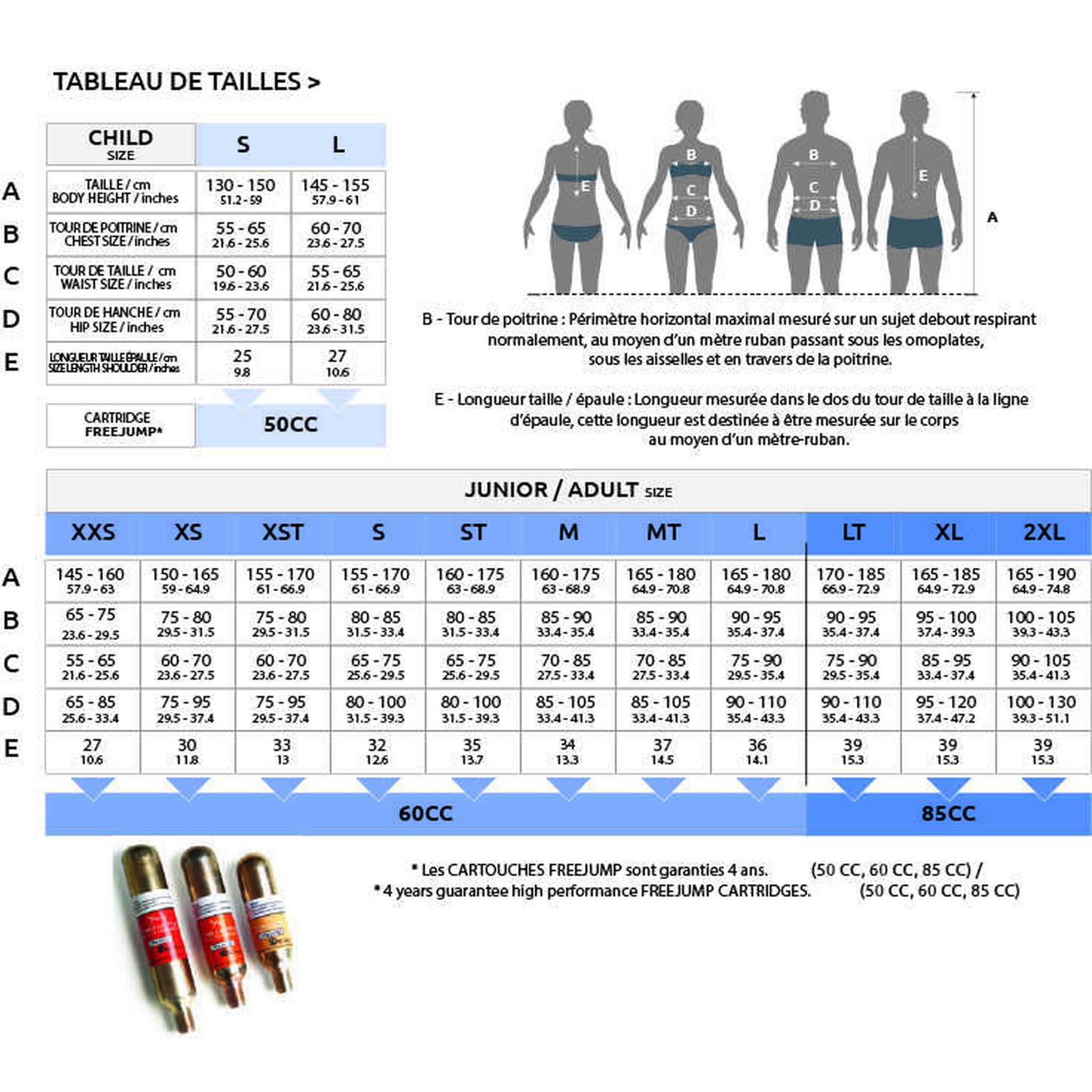 EQUITHEME Airsafe by Freejump - Adult Airbag Vest Black 991661002
