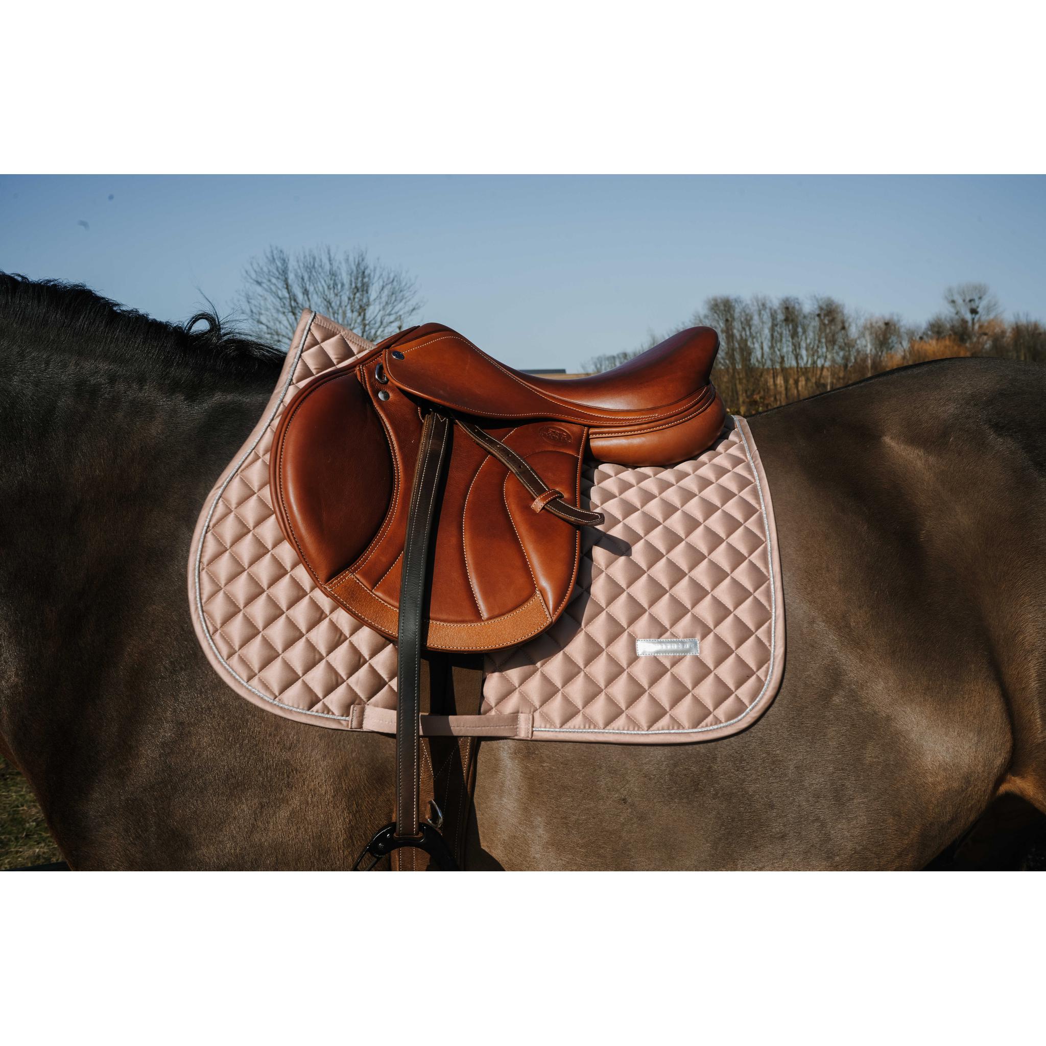 EQUITHÈME All-Purpose Saddle Pad - Mother-of-Pearl Bronze - 204029051_ambi_1