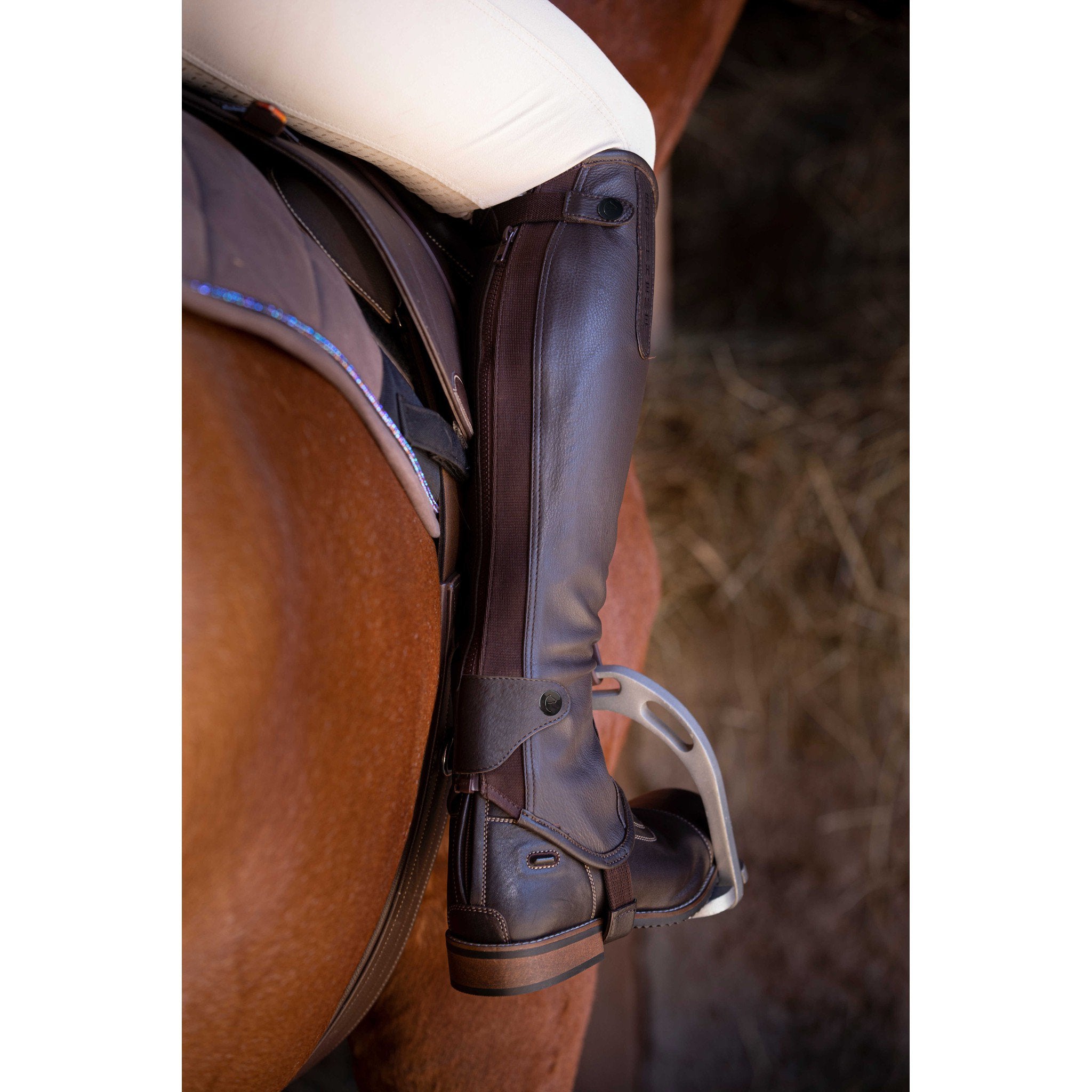 EQUITHÈME Soft half chaps Brown 913236421