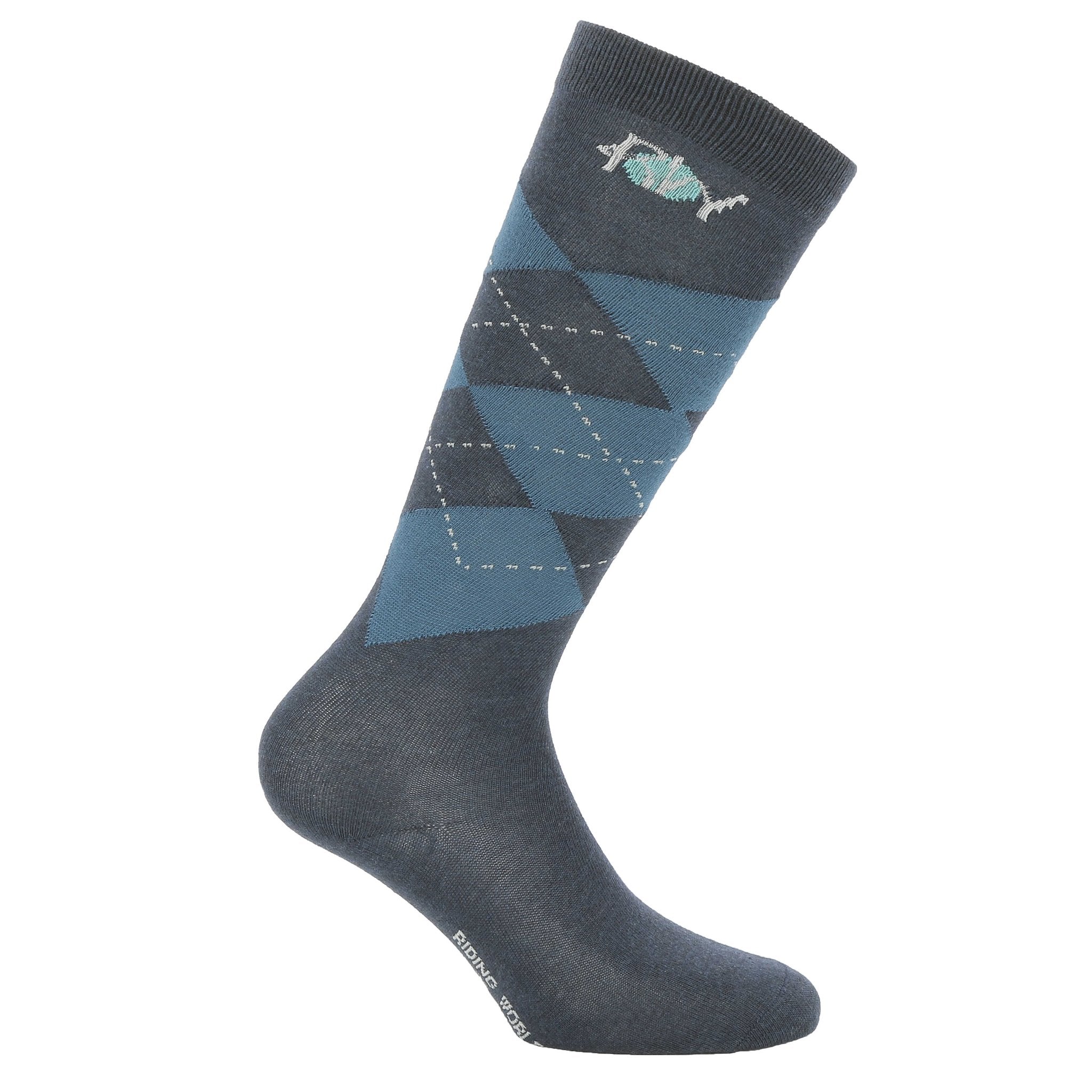 Riding World Losange Socks - Navy blue - 986356007_packshot_1