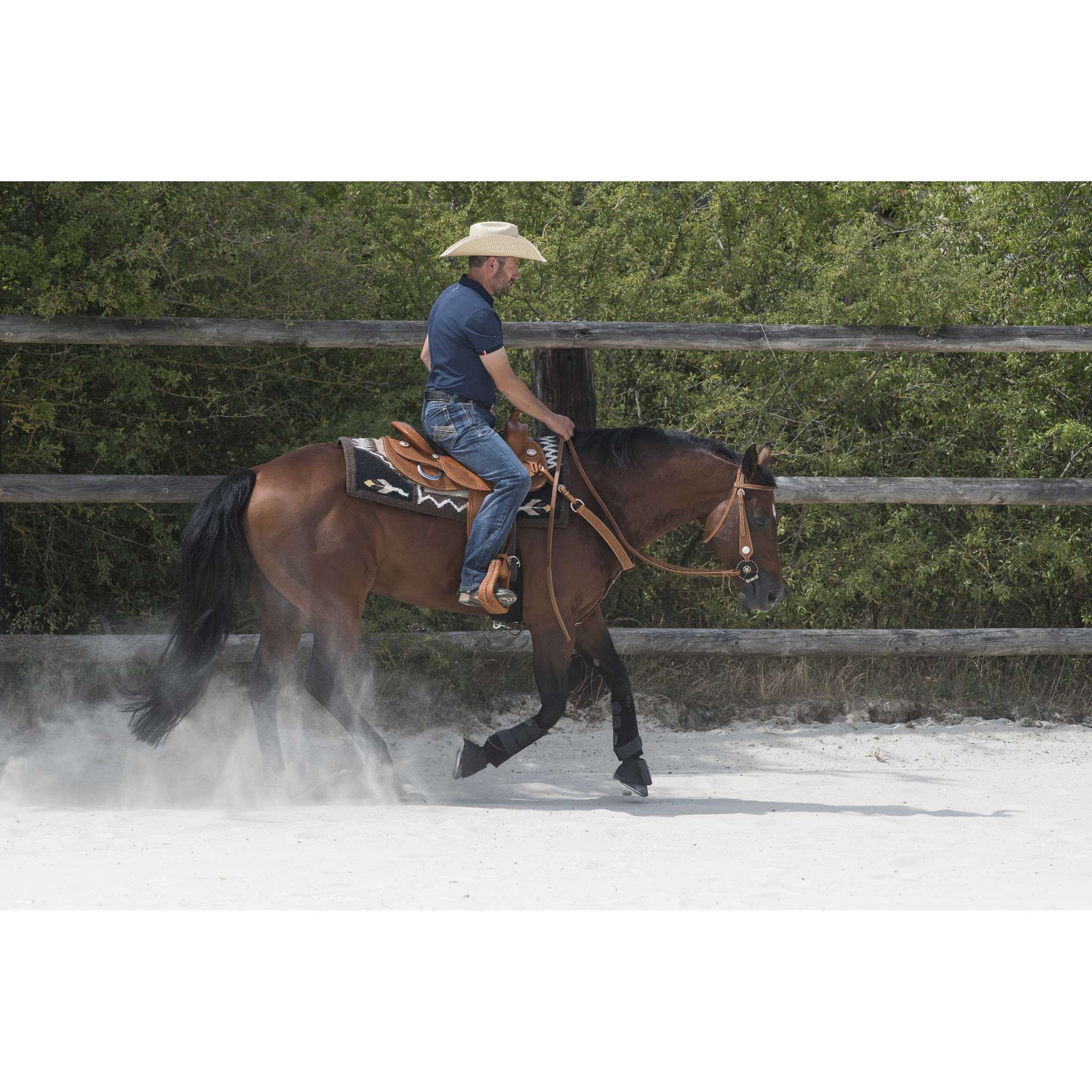 Westride Aurora Saddle by Franck Perret Chestnut 800043016