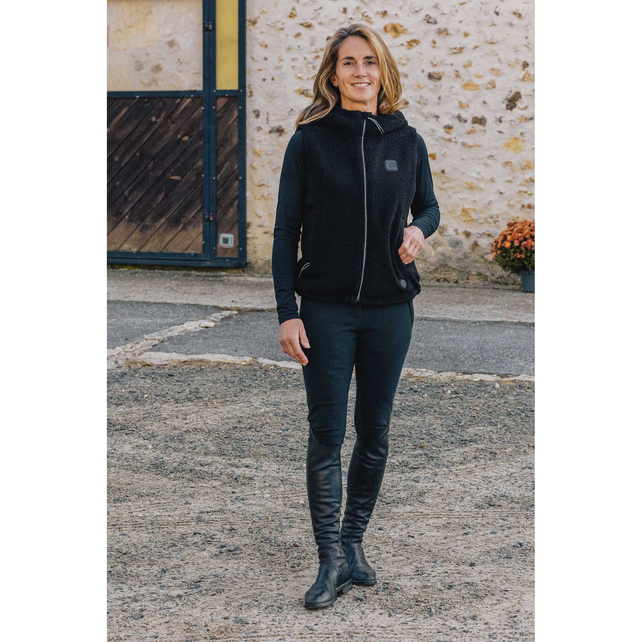 EQUITHÈME Valery Heated Vest - Ladies Black 981005023