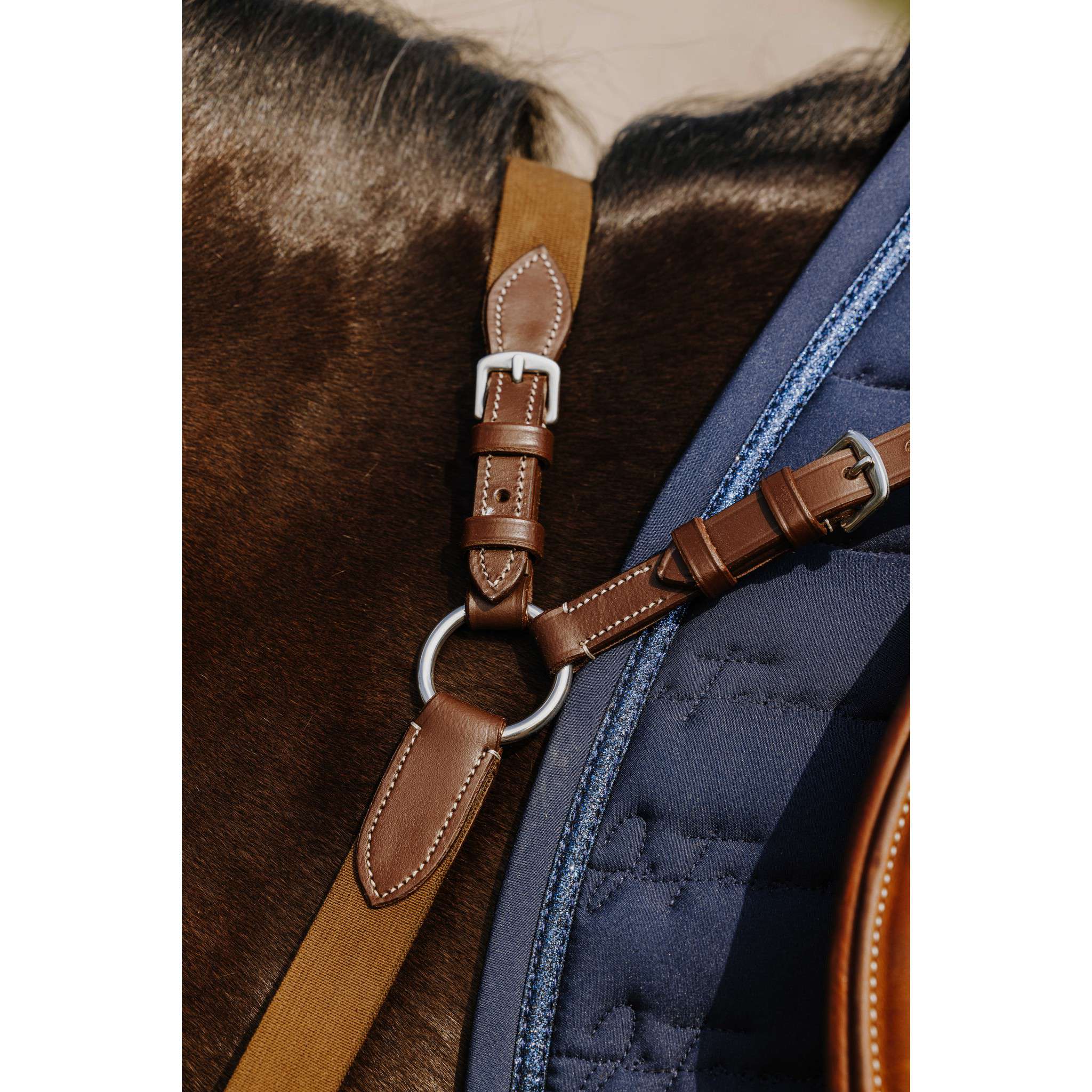 Je t’aime EQUITHÈME Origine Saddle Pad - All purpose Blue 204508007