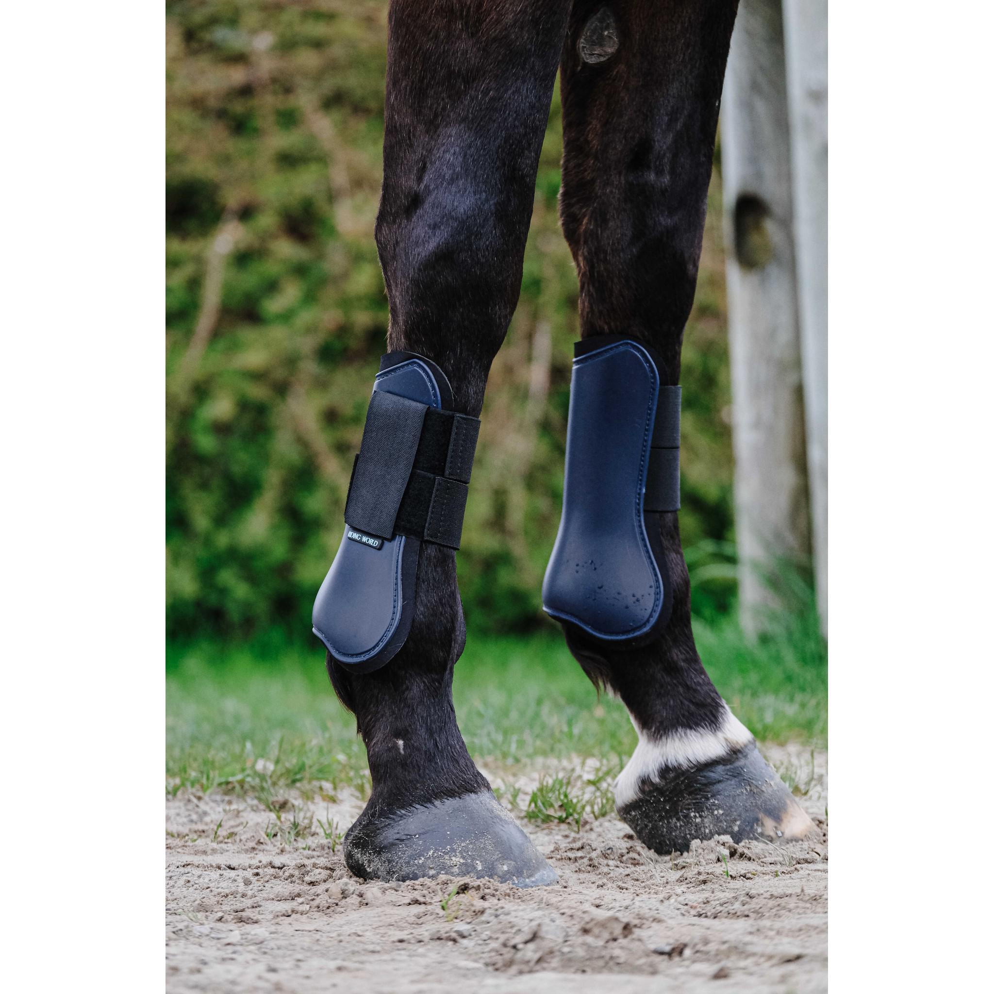 Riding World Tendon Boots Navy blue 530109007