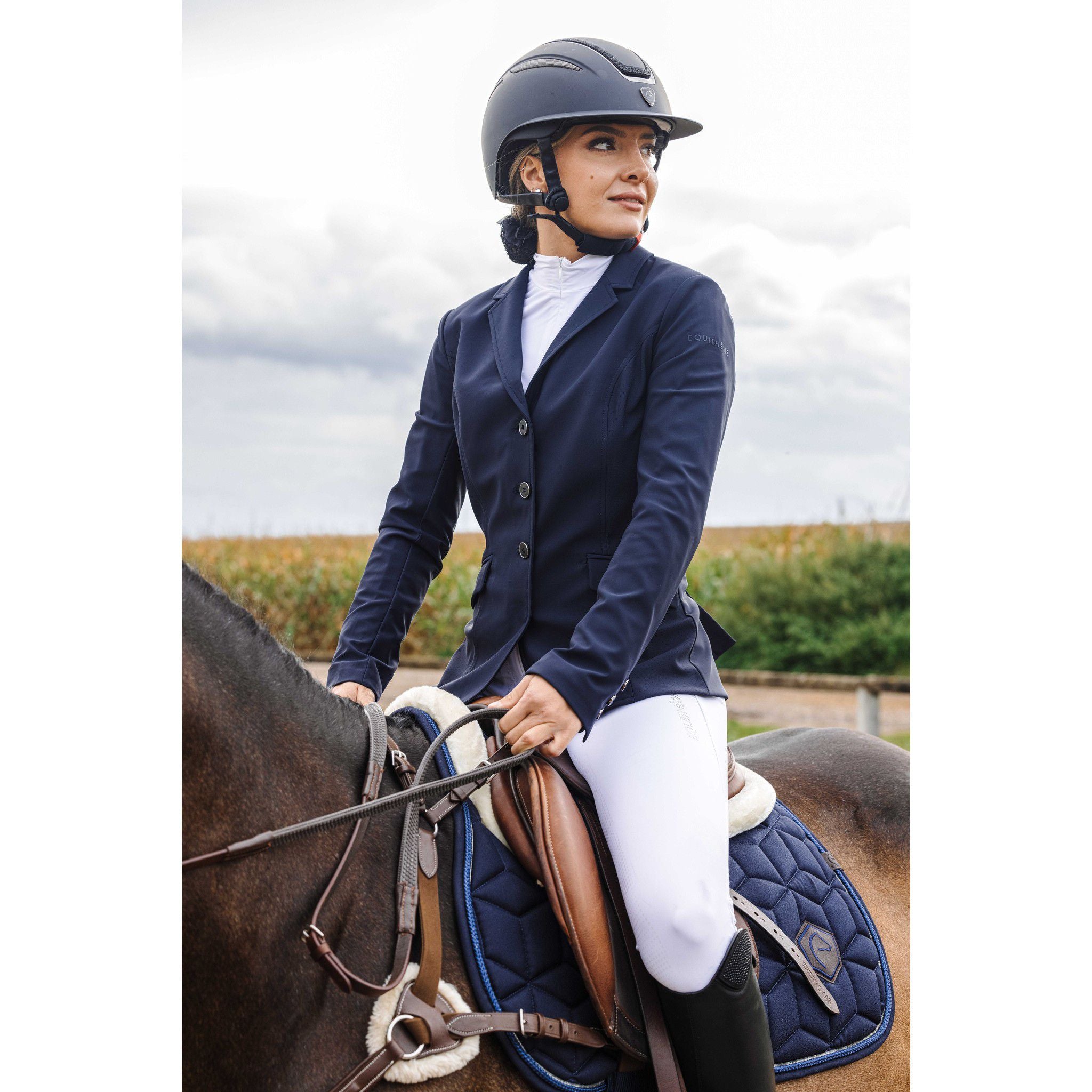 EQUITHÈME Nancy Show Jacket - Ladies Navy blue 988527736