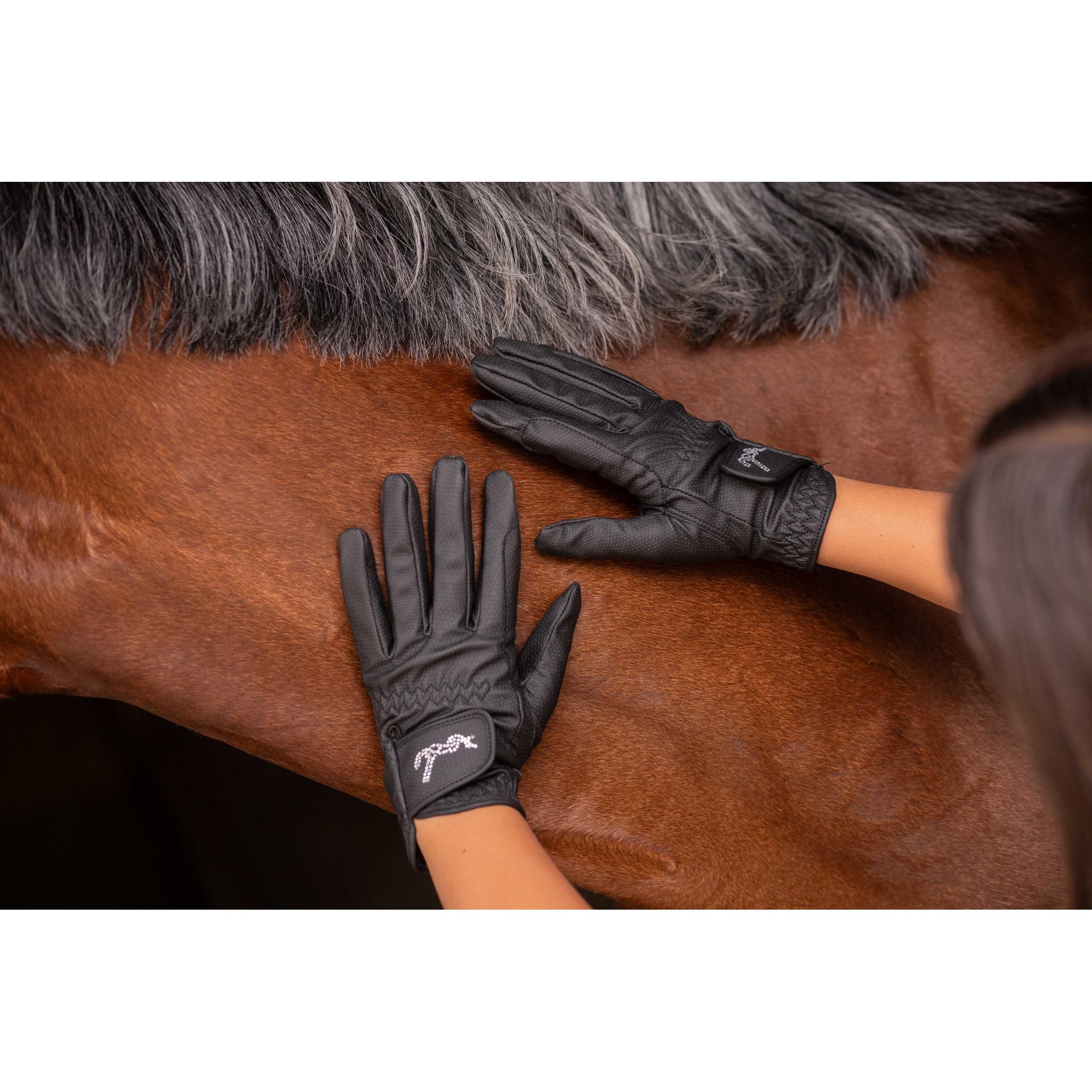 Eden by Pénélope Prisma Gloves - Children Black 980652255