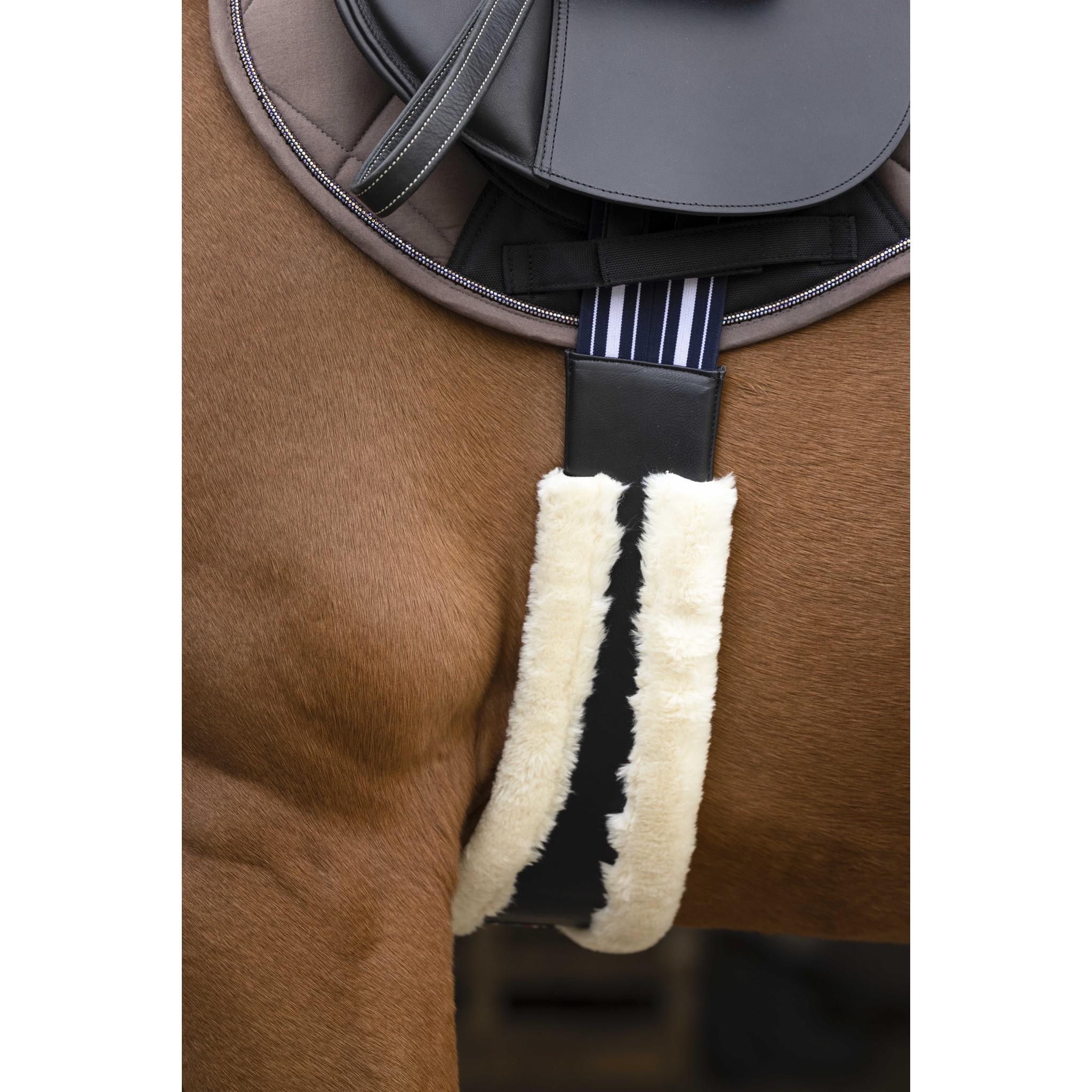 Norton XTR synthetic sheepskin girth Black/ecru 203225135