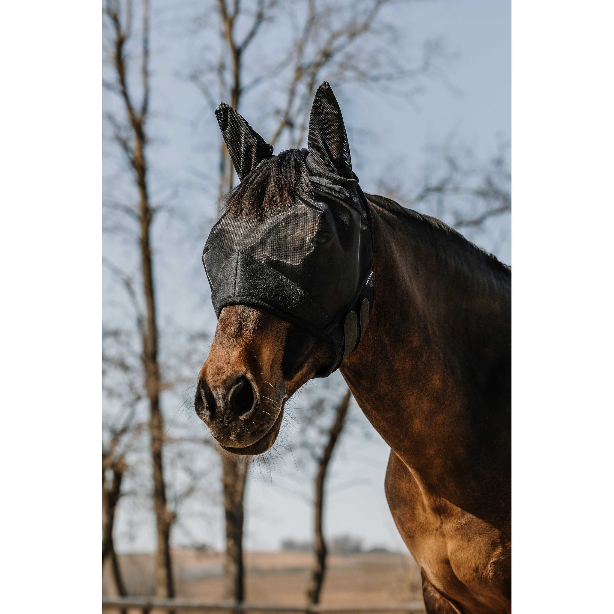 EQUITHÈME Supercut UV Protection Fly Mask Black 306018003