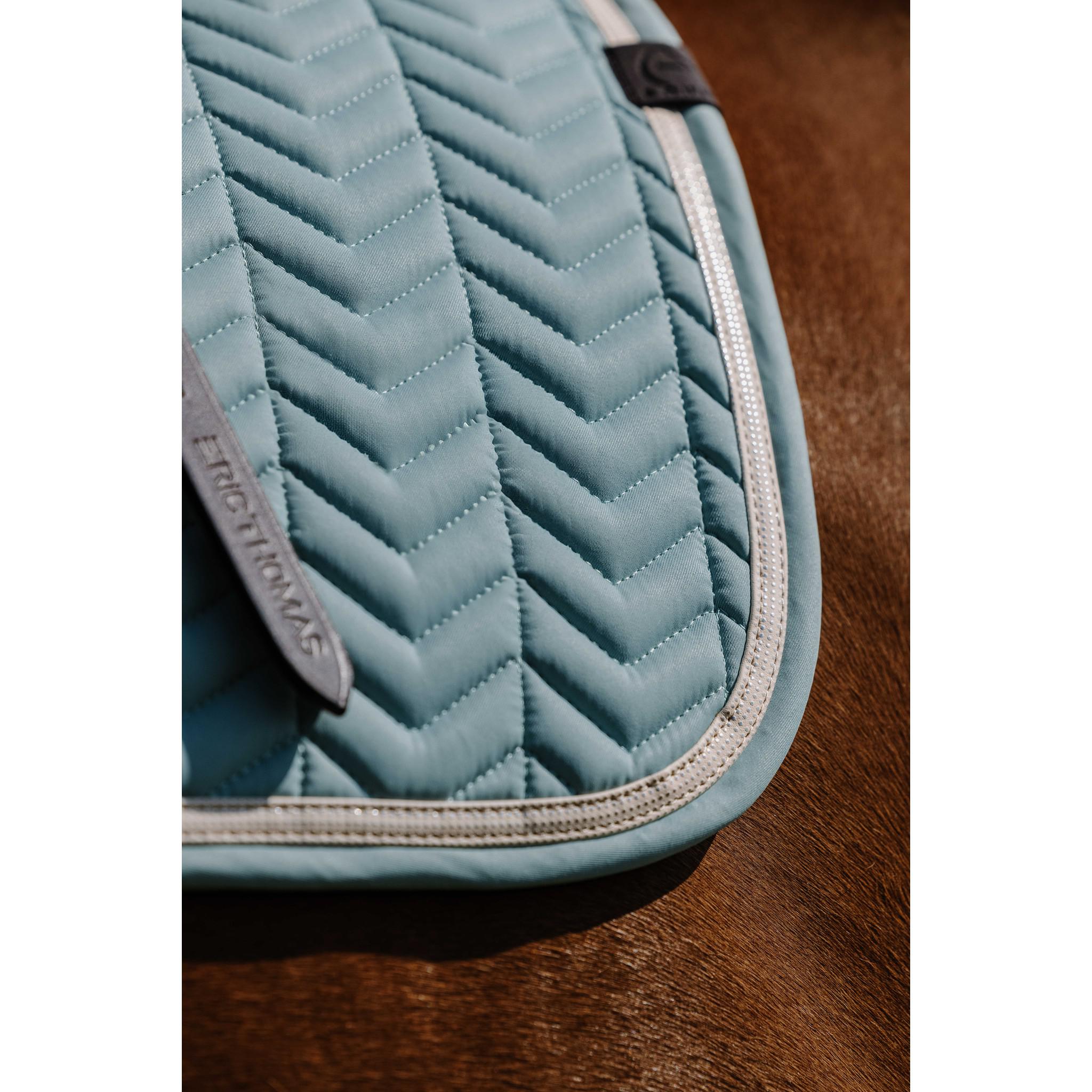 EQUITHÈME Softypop Saddle Pad - All purpose Dark green 204003009