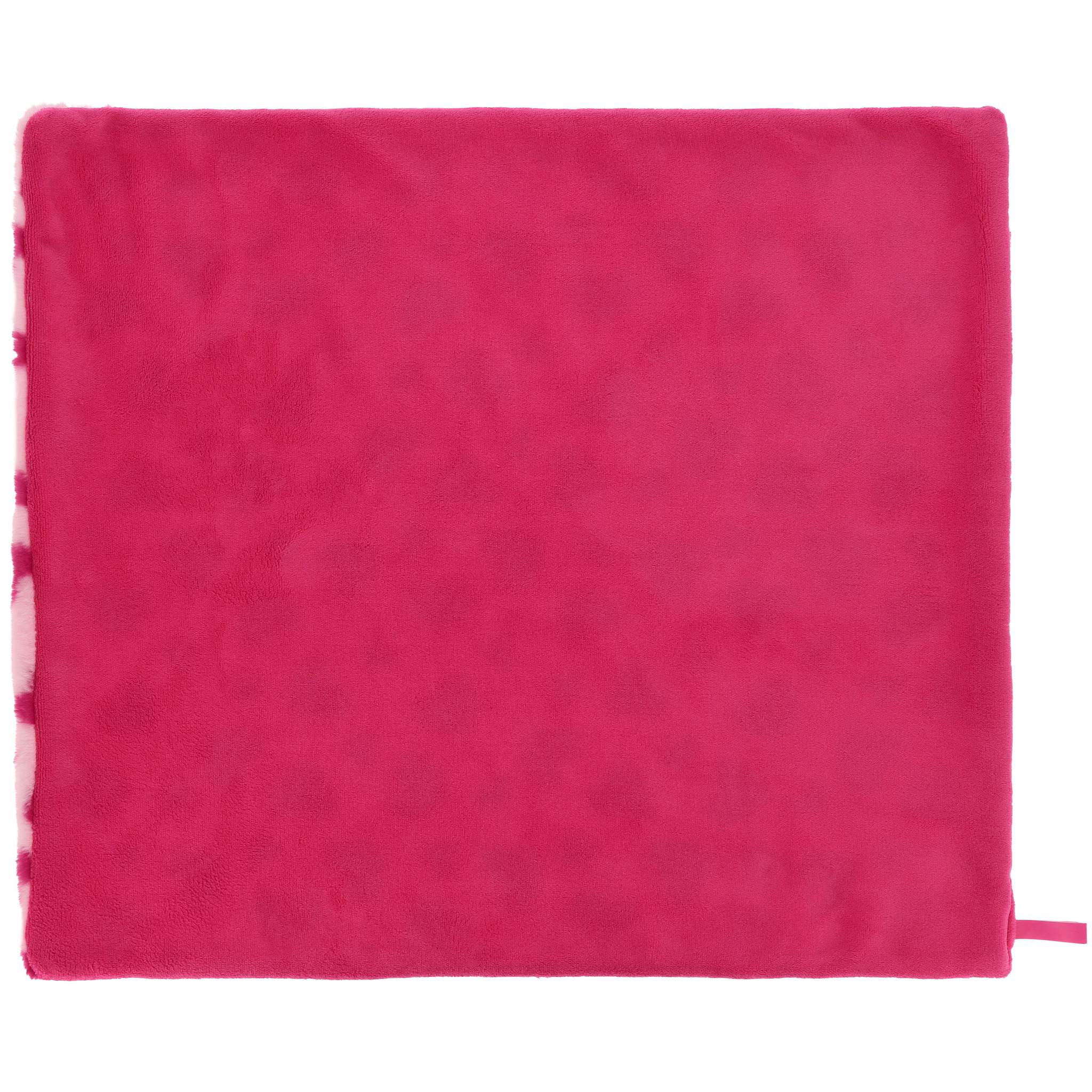 EQUITHÈME "I Love You" Dual-Sided Grooming Towel Pink/fuchsia - 700669013_packshot_2