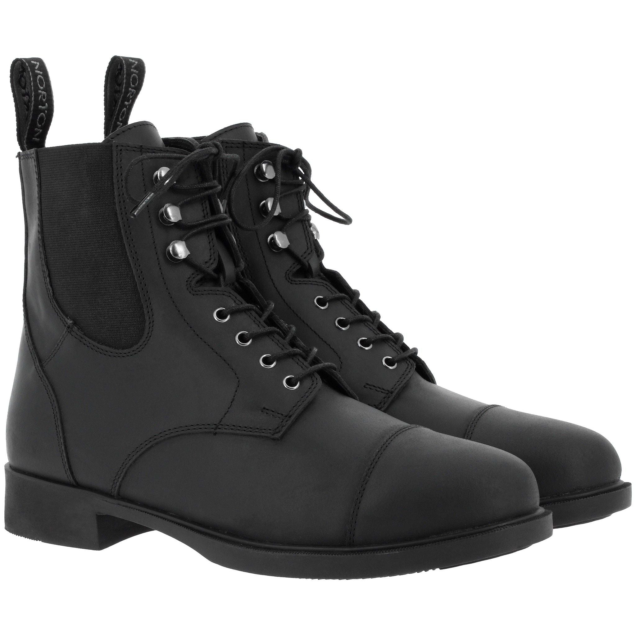 Norton Nîmes Lace-Up Boots Black 914113239