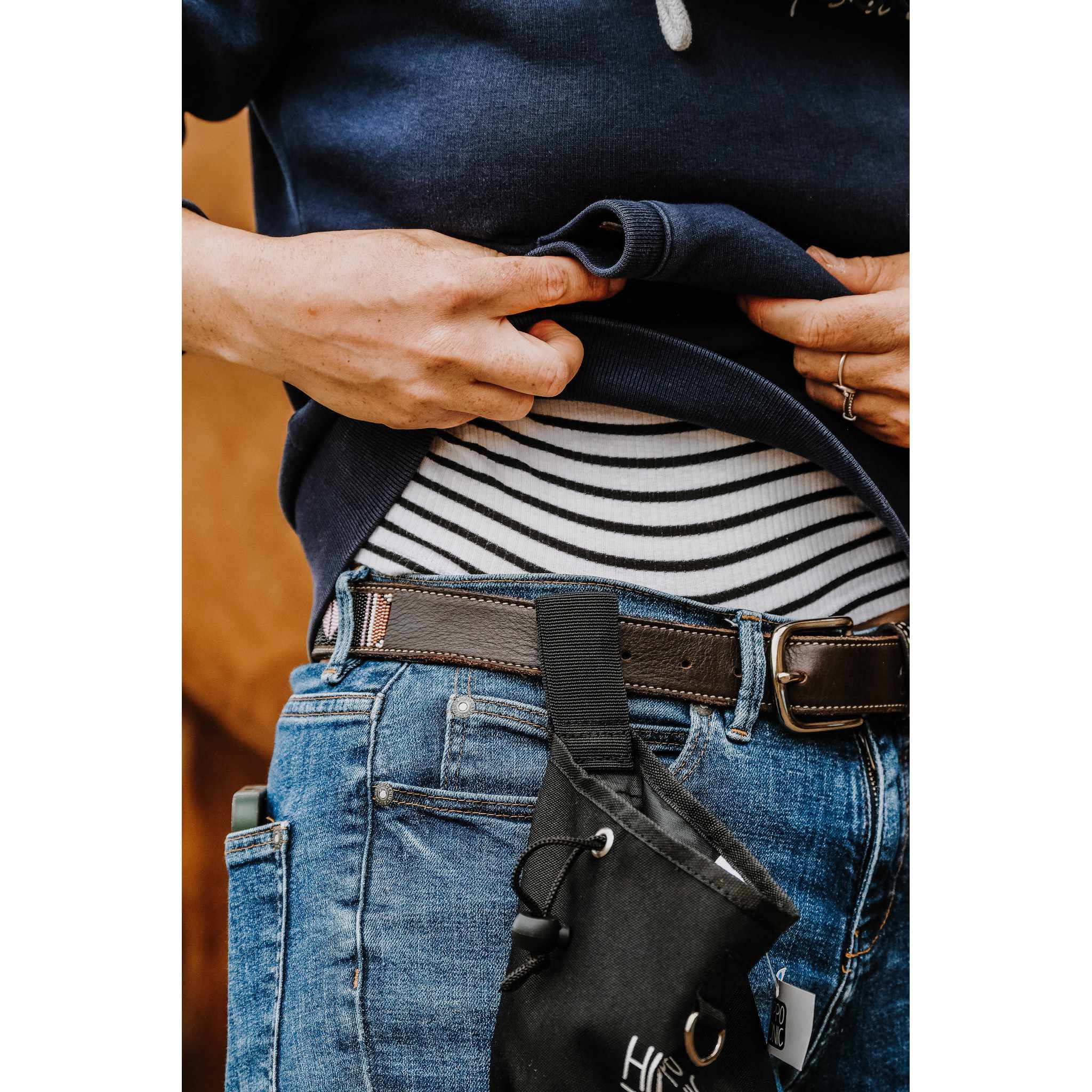 Hippo-Tonic Treat Pouch small model Black 705000002