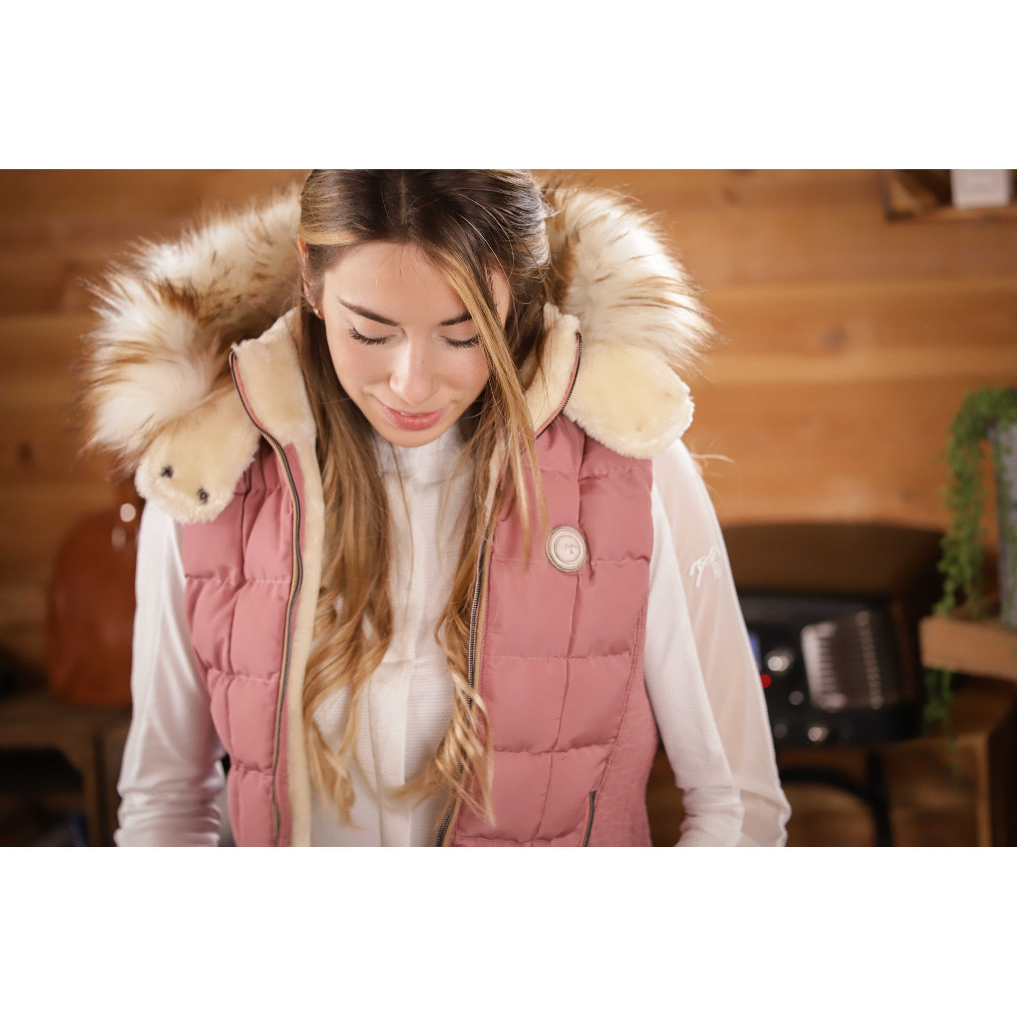 Pénélope New Roge Padded Jacket - Ladies Antique pink 978806160