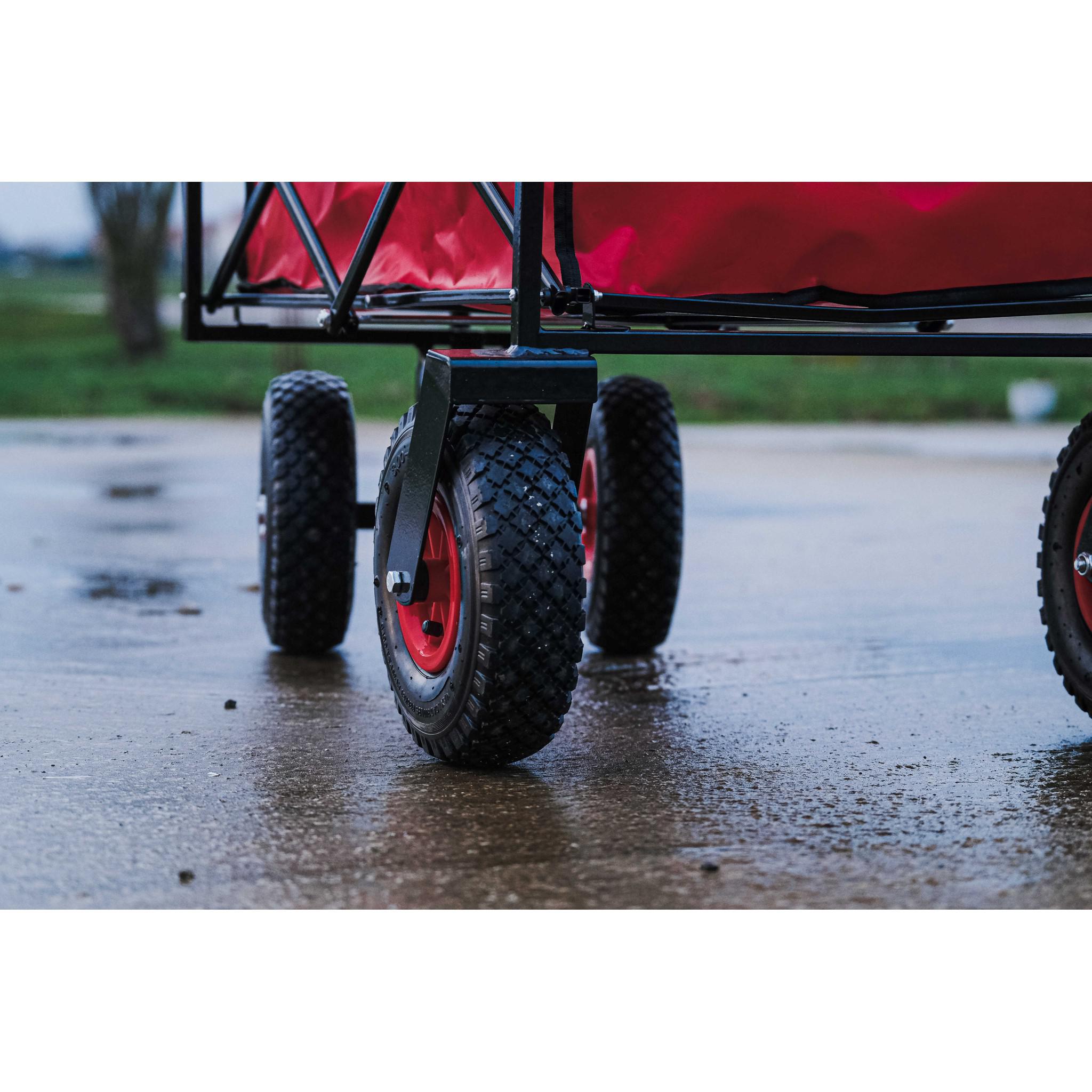 Hippo-Tonic 4-wheel Stable Cart Red 704245003