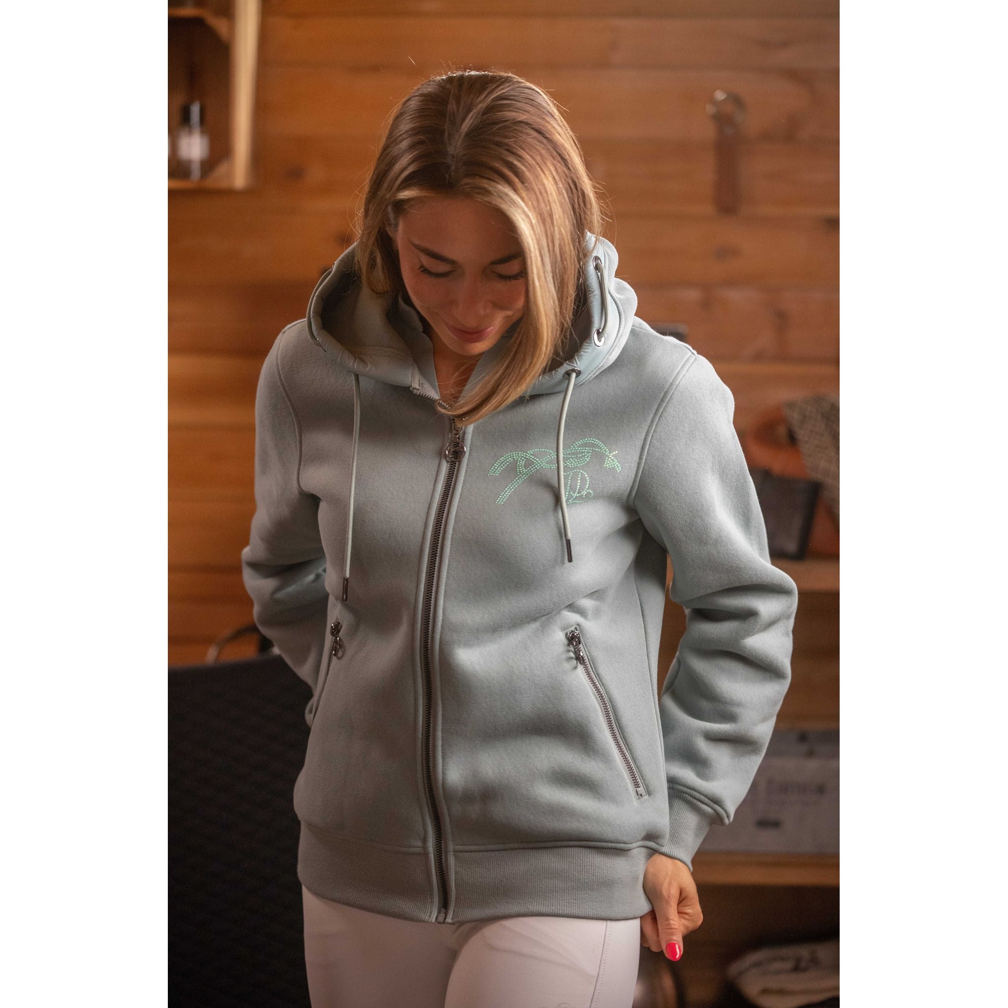 Penelope Fluore Sweatshirt - Women's Sage Green - 963334471_ambi_1