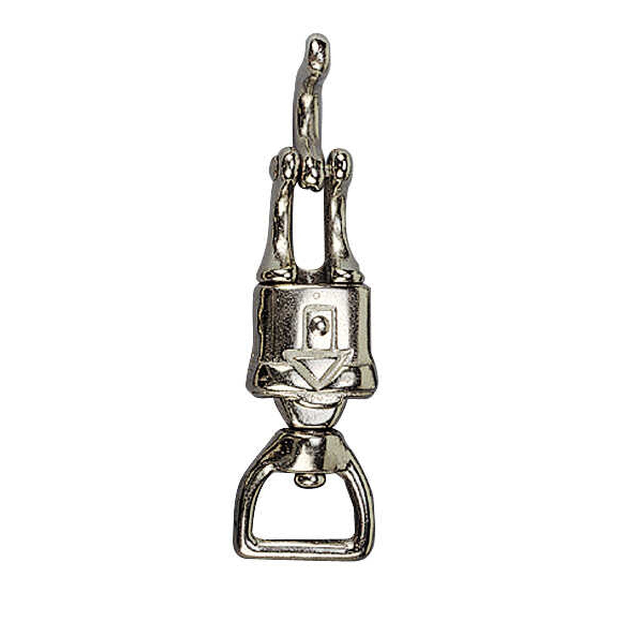 Feeling square eye Panic snap Hook Nickel plated metallic 702537