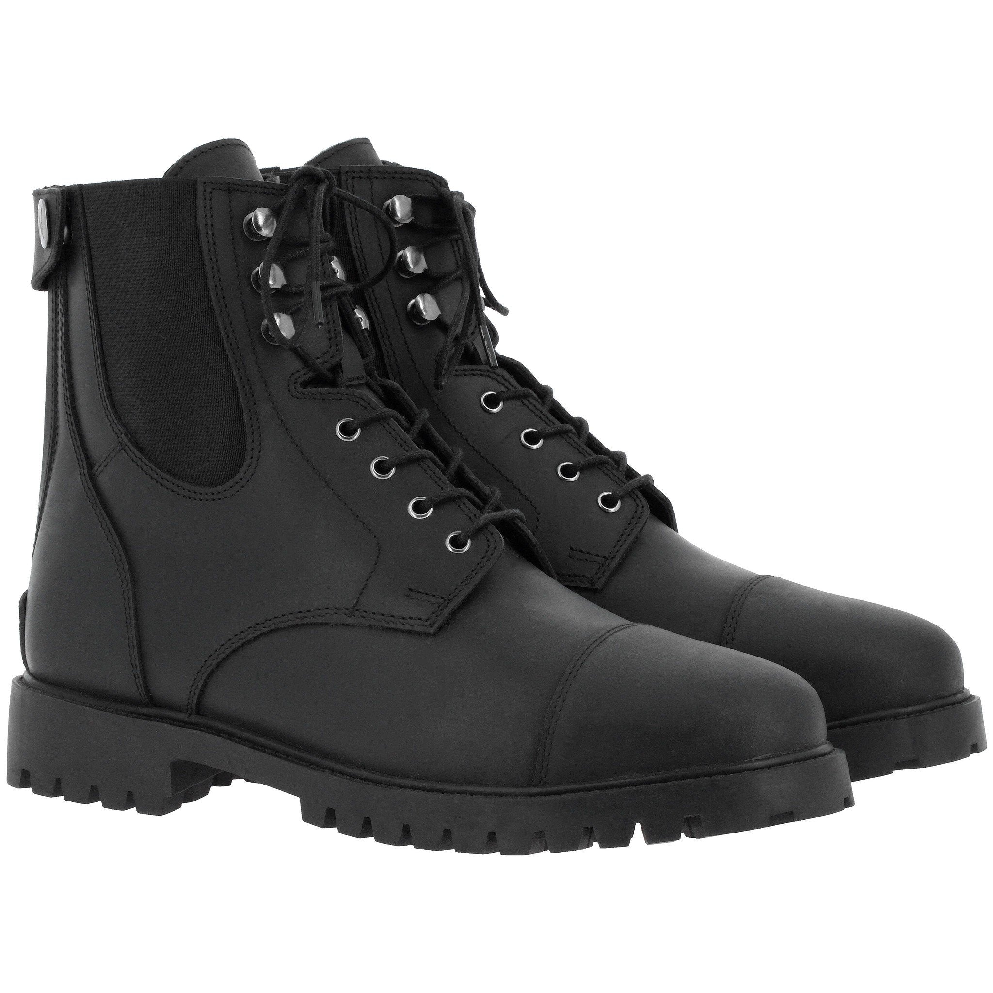 Norton Vauvert Lace-Up + Zip Boots Black 914115239