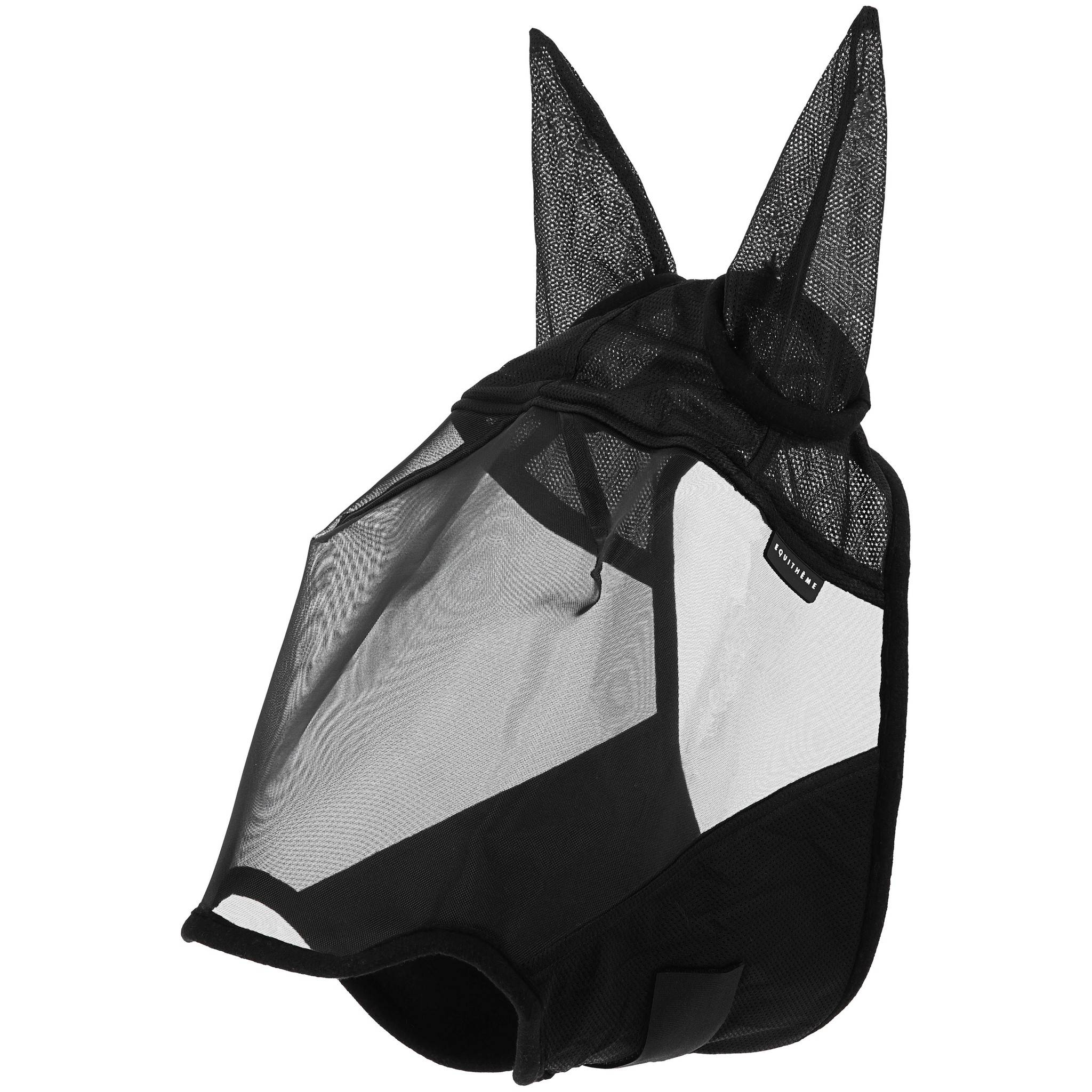 EQUITHÈME Anatomic Anti UV Fly Mask Black 306028203