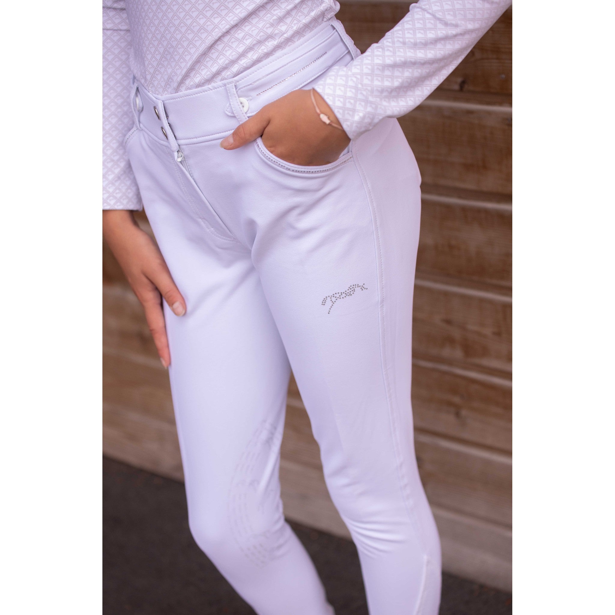 Pénélope Elégance Breeches - Children White 979921114