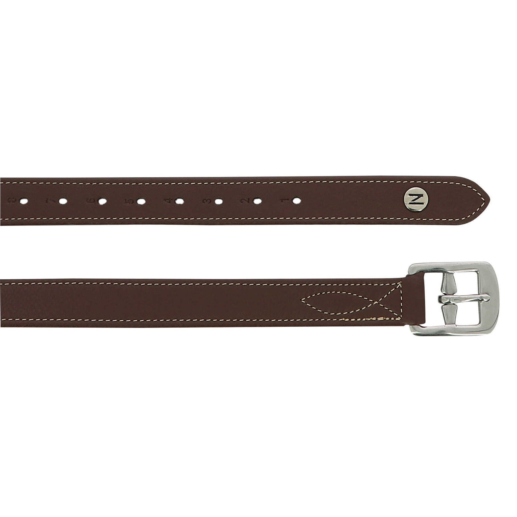 Norton Pro Soft Stirrup Leathers Havana 202021437