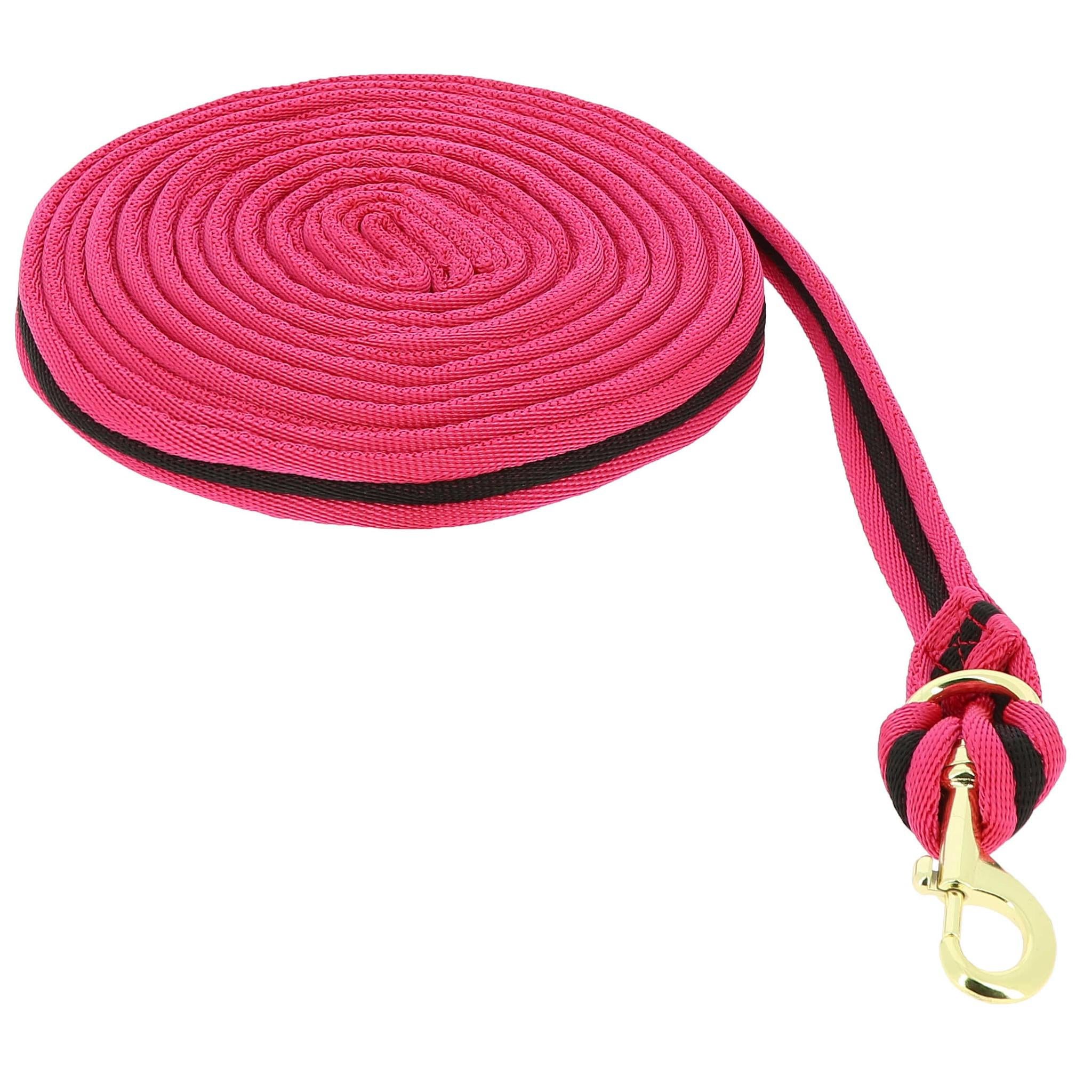Norton Padded Lunging rein Raspberry/black 520108352