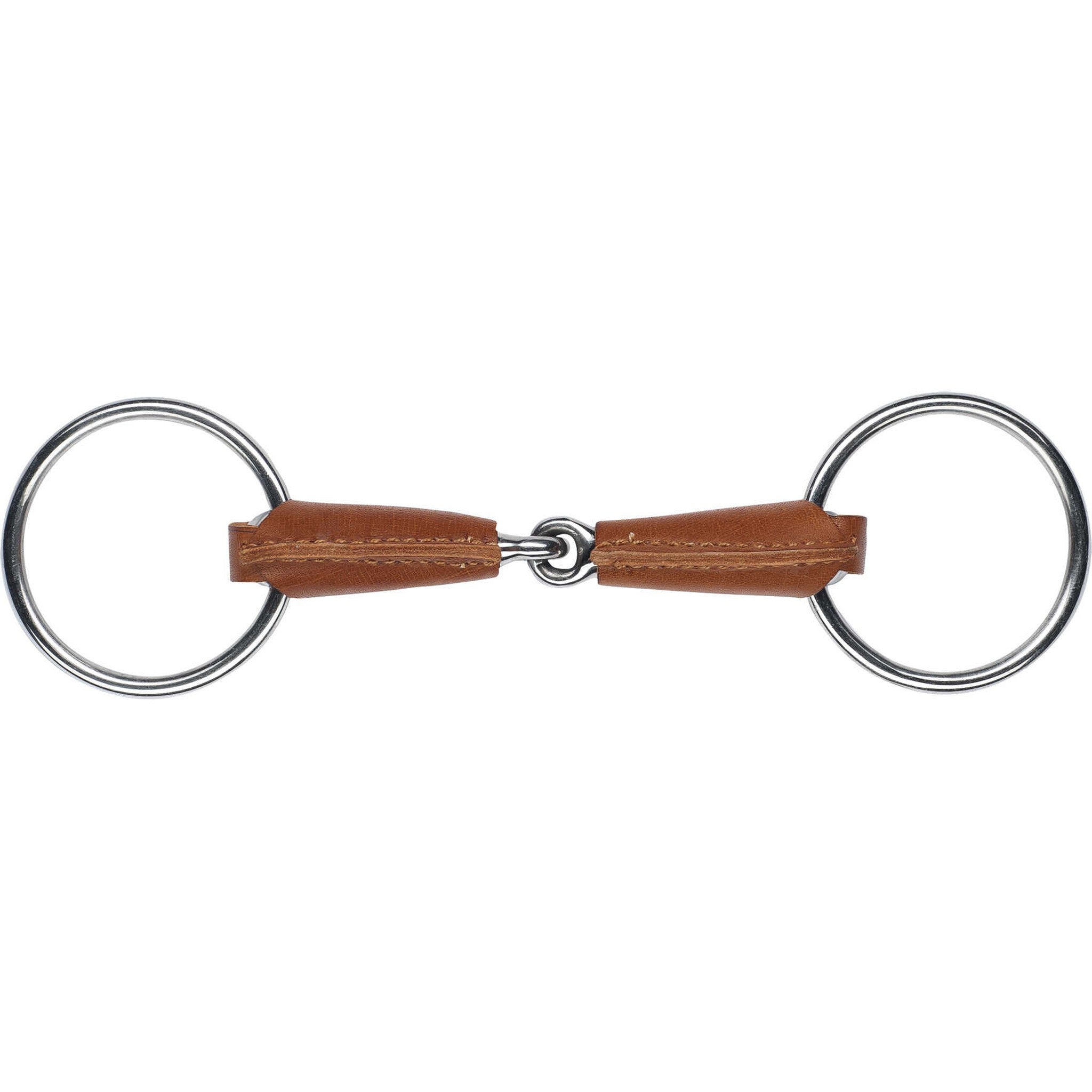 Feeling Leather covered ring snaffle 600800135