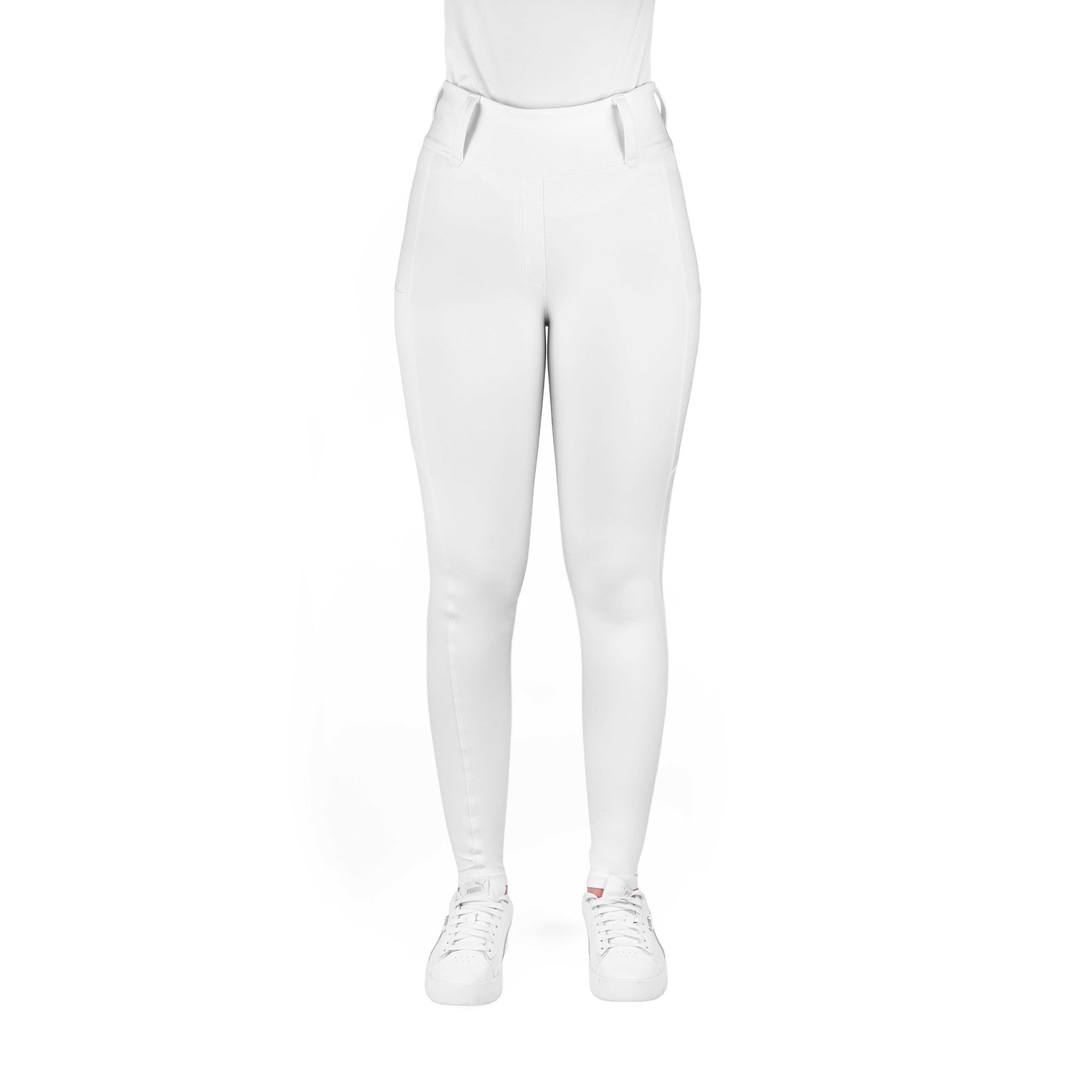 EQUITHÈME Alizé Full-Seat Leggings - Ladies White 979167136