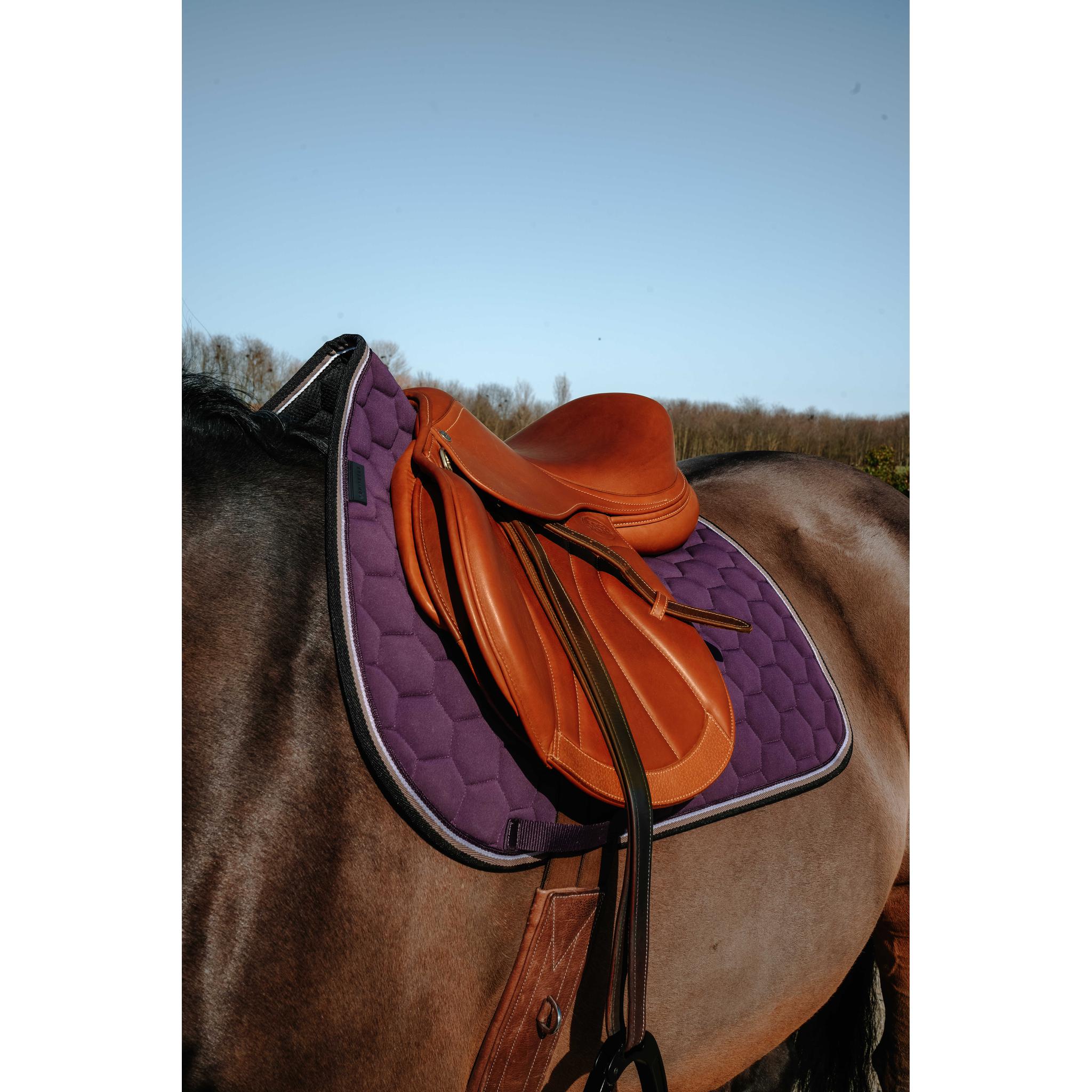 EQUITHÈME All-Purpose Saddle Pad - Coco Plum - 204913015_ambi_2