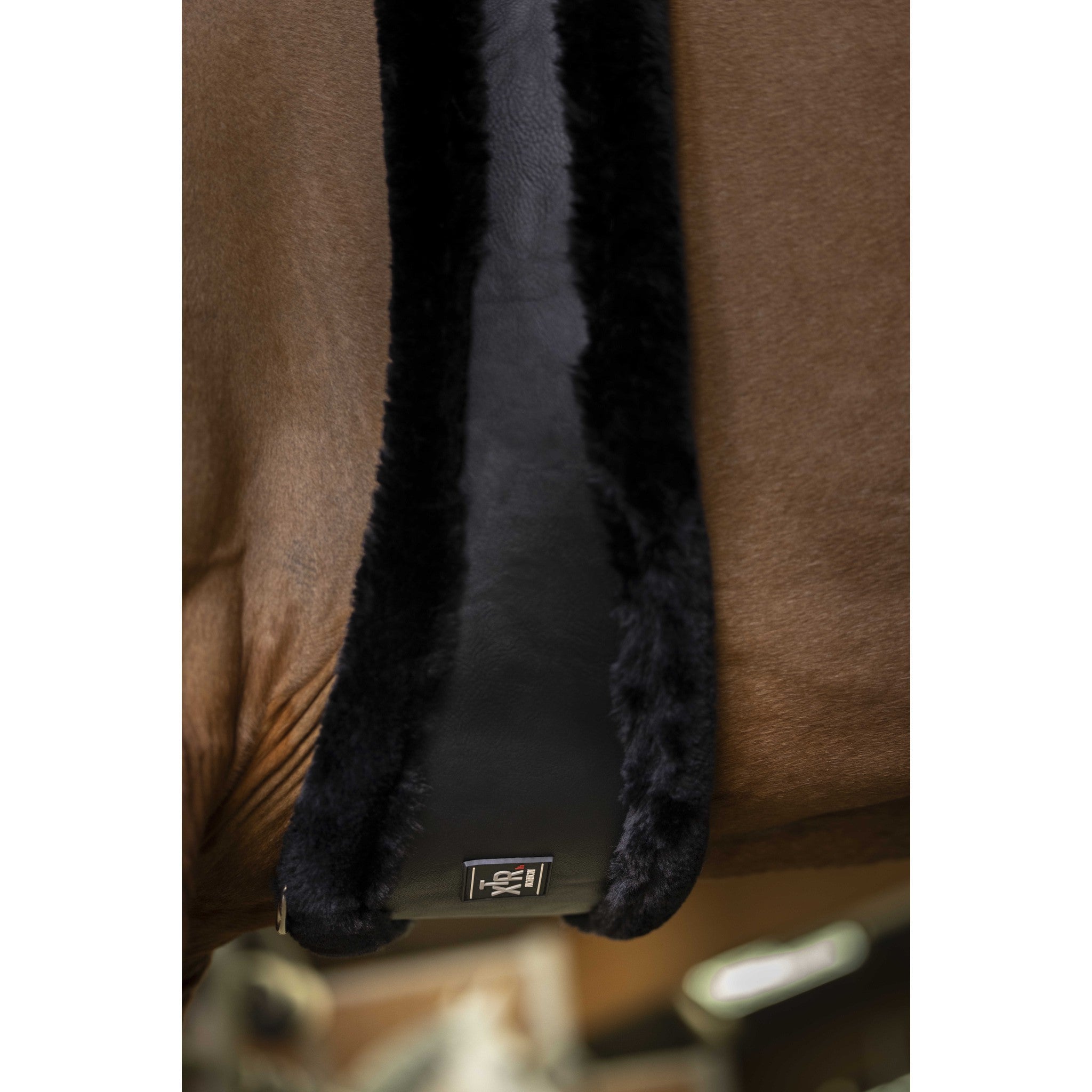 Norton XTR synthetic sheepskin girth Black/black 203225235