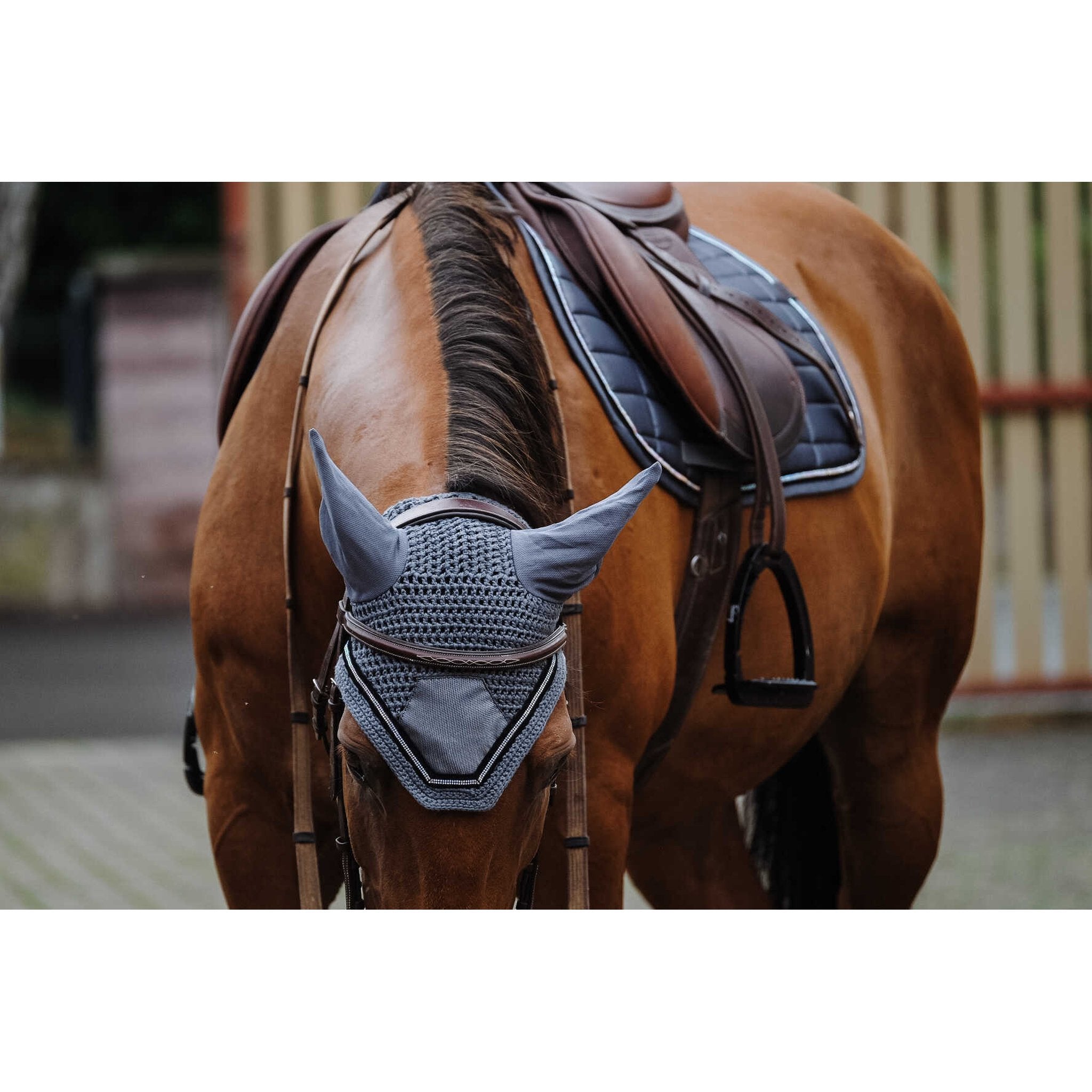 EQUITHÈME Domino Fly Veil Grey - 306975011_ambi_2