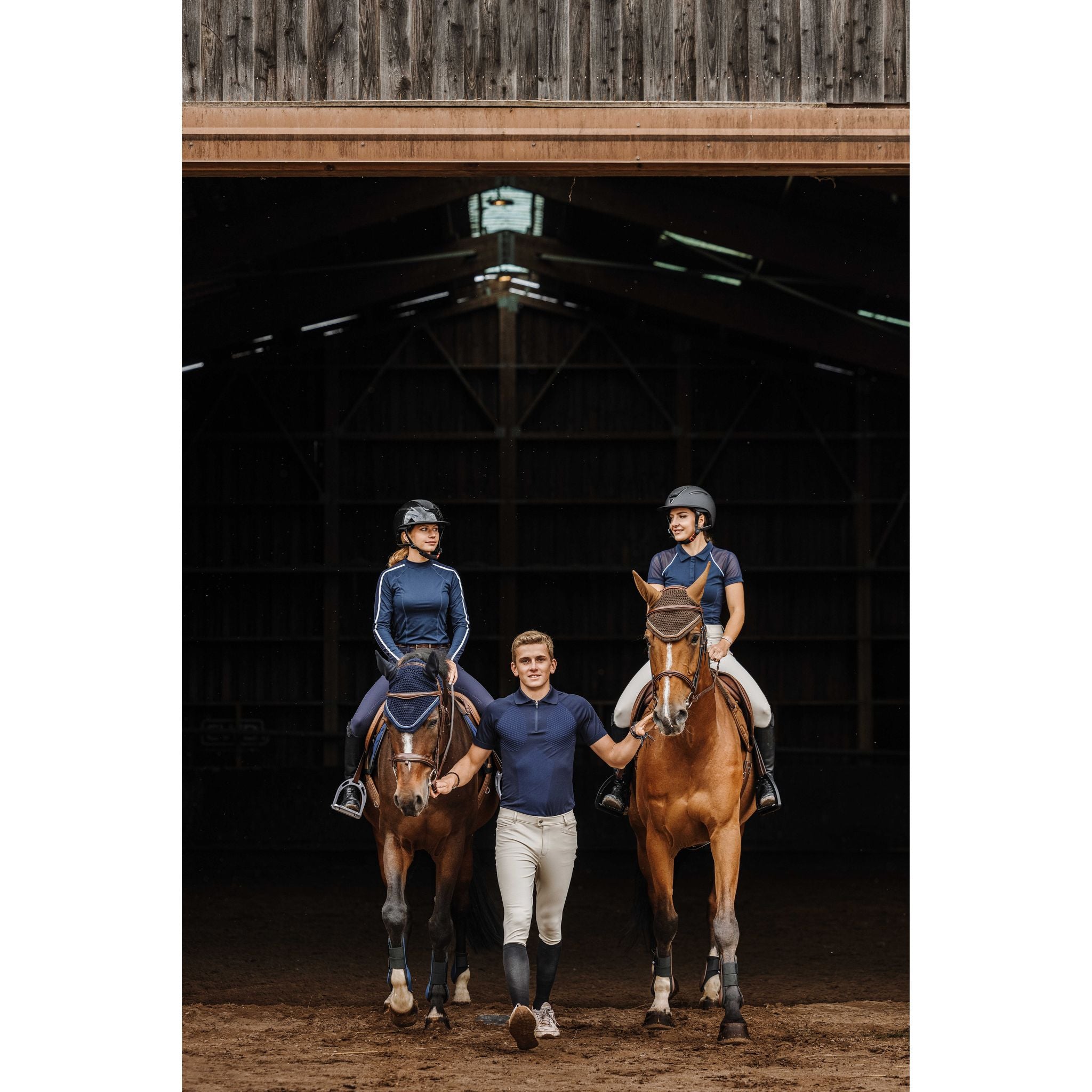 EQUITHÈME Originals Agathe Polo Shirt - Women - Navy blue - 963077071_ambi_16