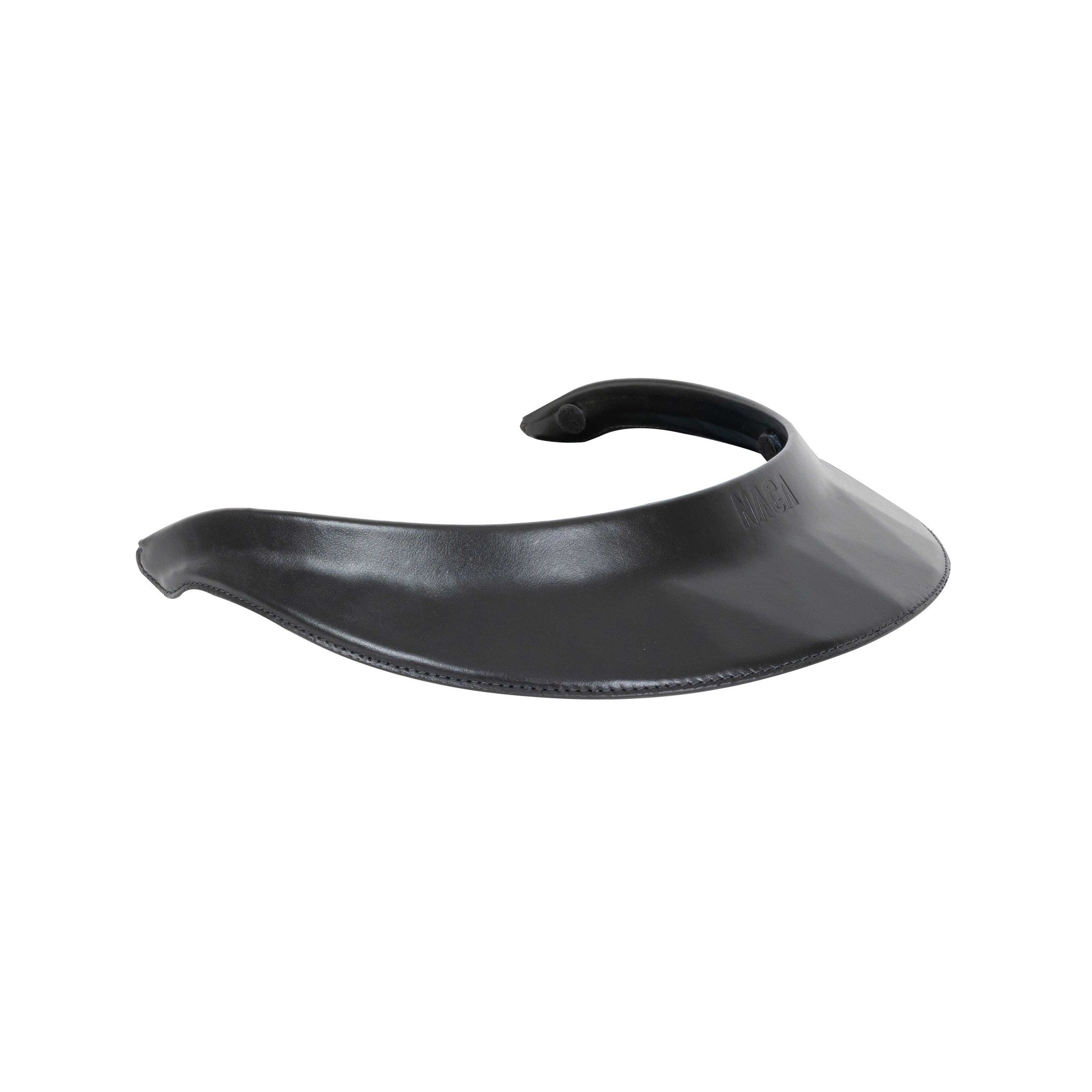 NACA Wide Leather Visor - Black - 990084002_packshot_1