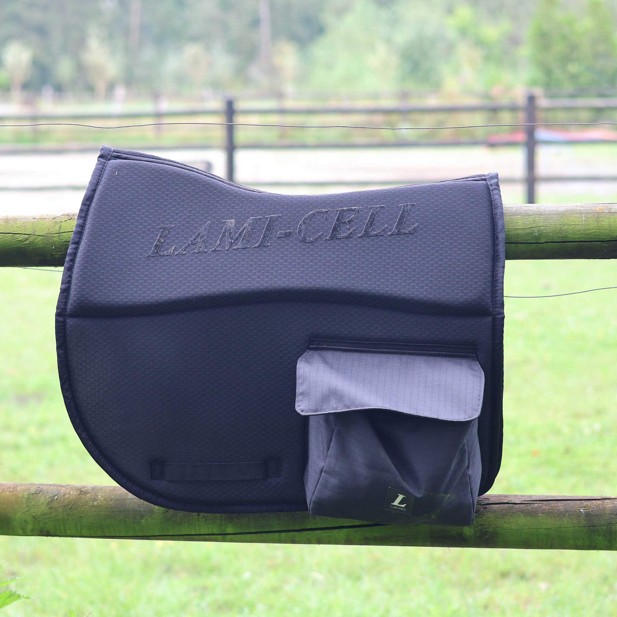 Lami-Cell Trail Saddle Pad with Pockets Black 220042002