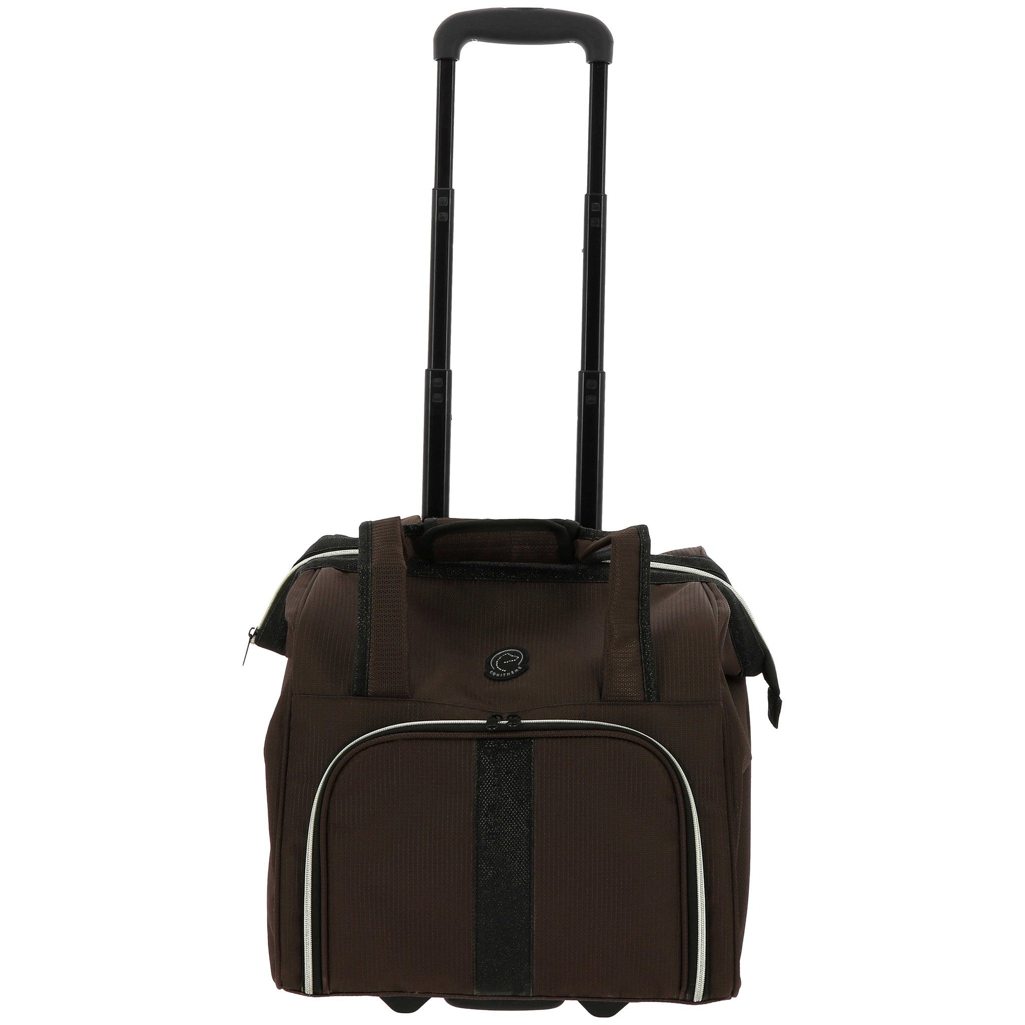 EQUITHÈME Grooming Bag with Wheels Brown 700018004