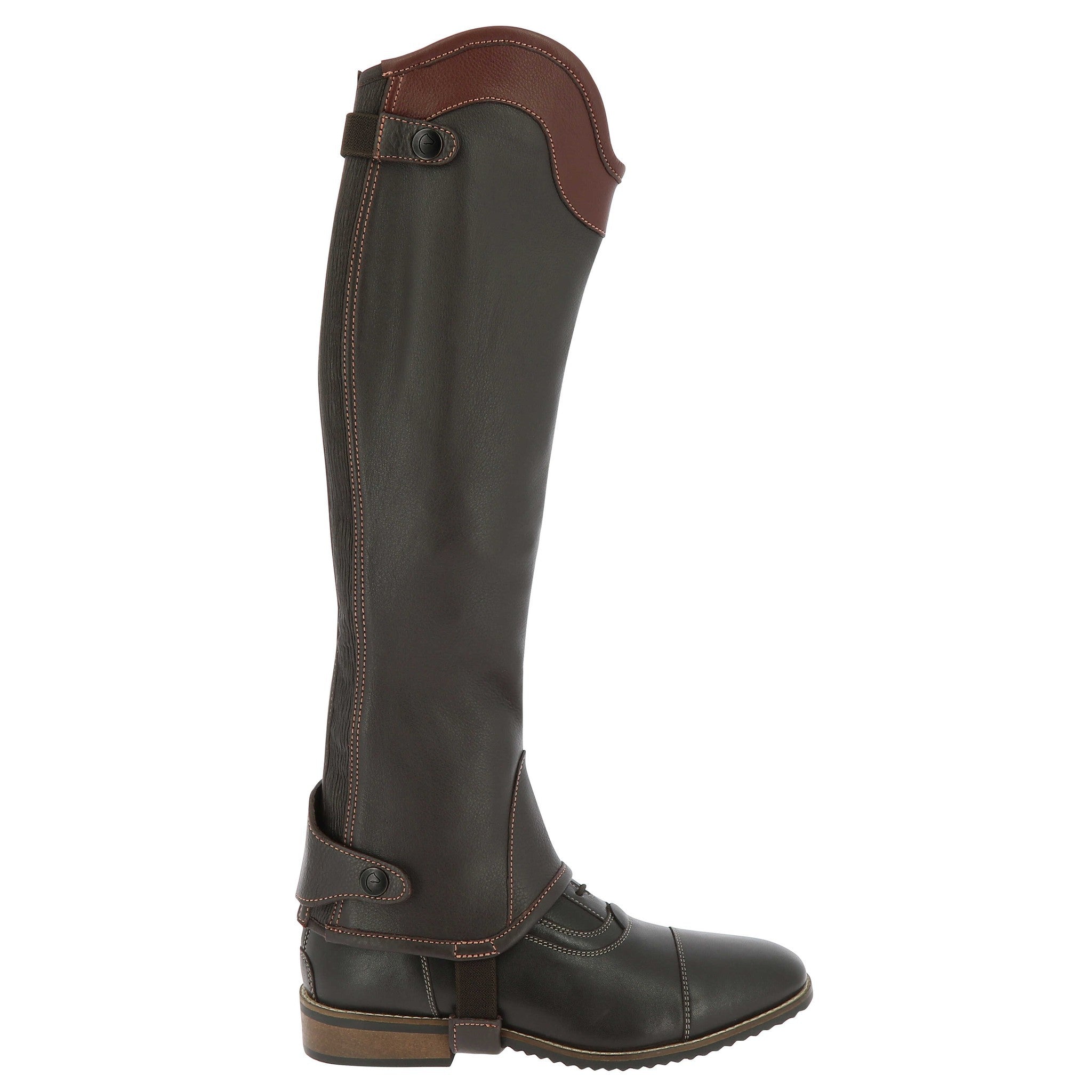 EQUITHÈME Elite half-chaps - Adult Brown 913239431