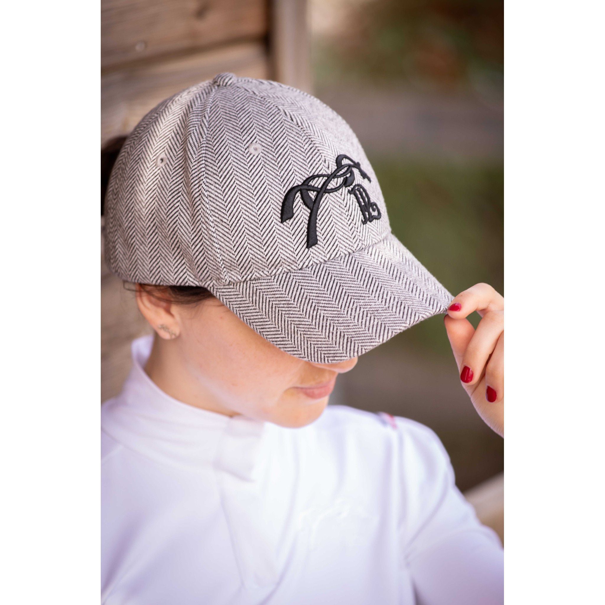 Pénélope Naomi Chevron Cap Black 993809002