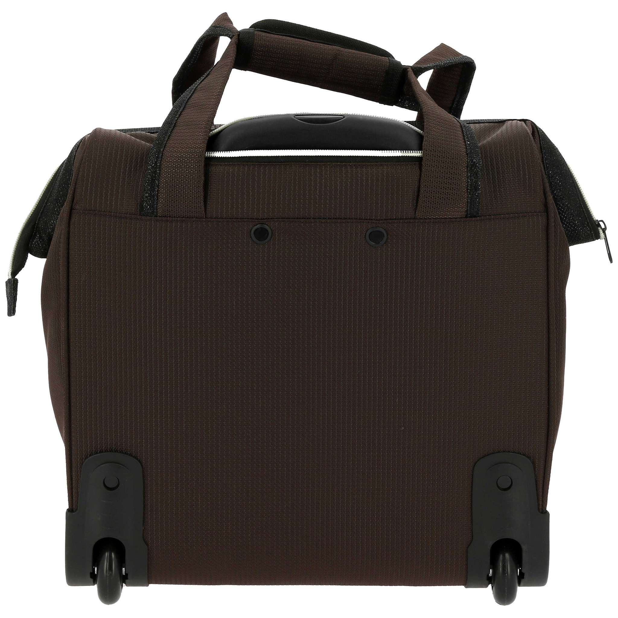 EQUITHÈME Grooming Bag with Wheels Brown 700018004