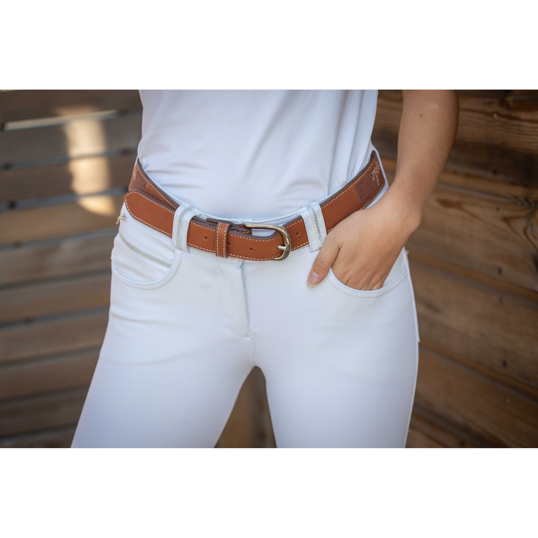 Penelope Pearlog Belt Cognac - 960015075_ambi_6
