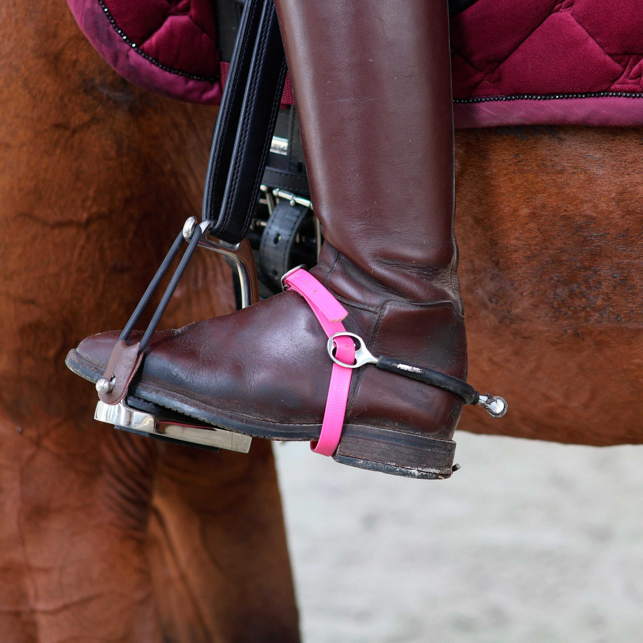 METALAB Flexicare Stirrup Leathers 45cm Pink - 922079013_ambi_1