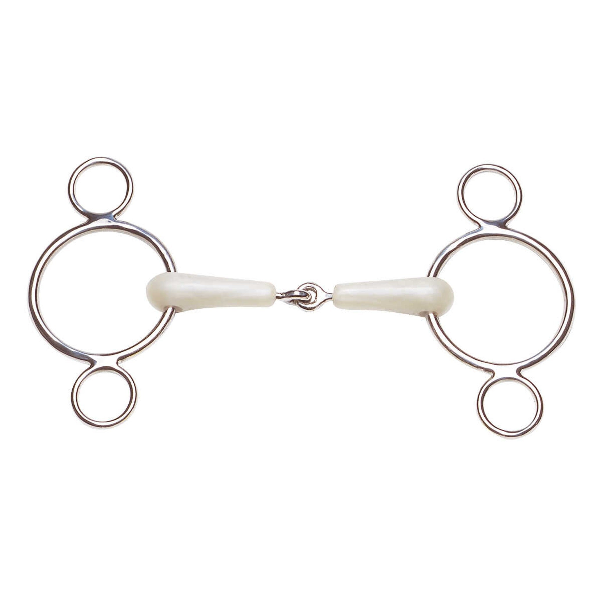 Feeling Flexi Continental Gag Bit 3-Ring Cheeks 600305135