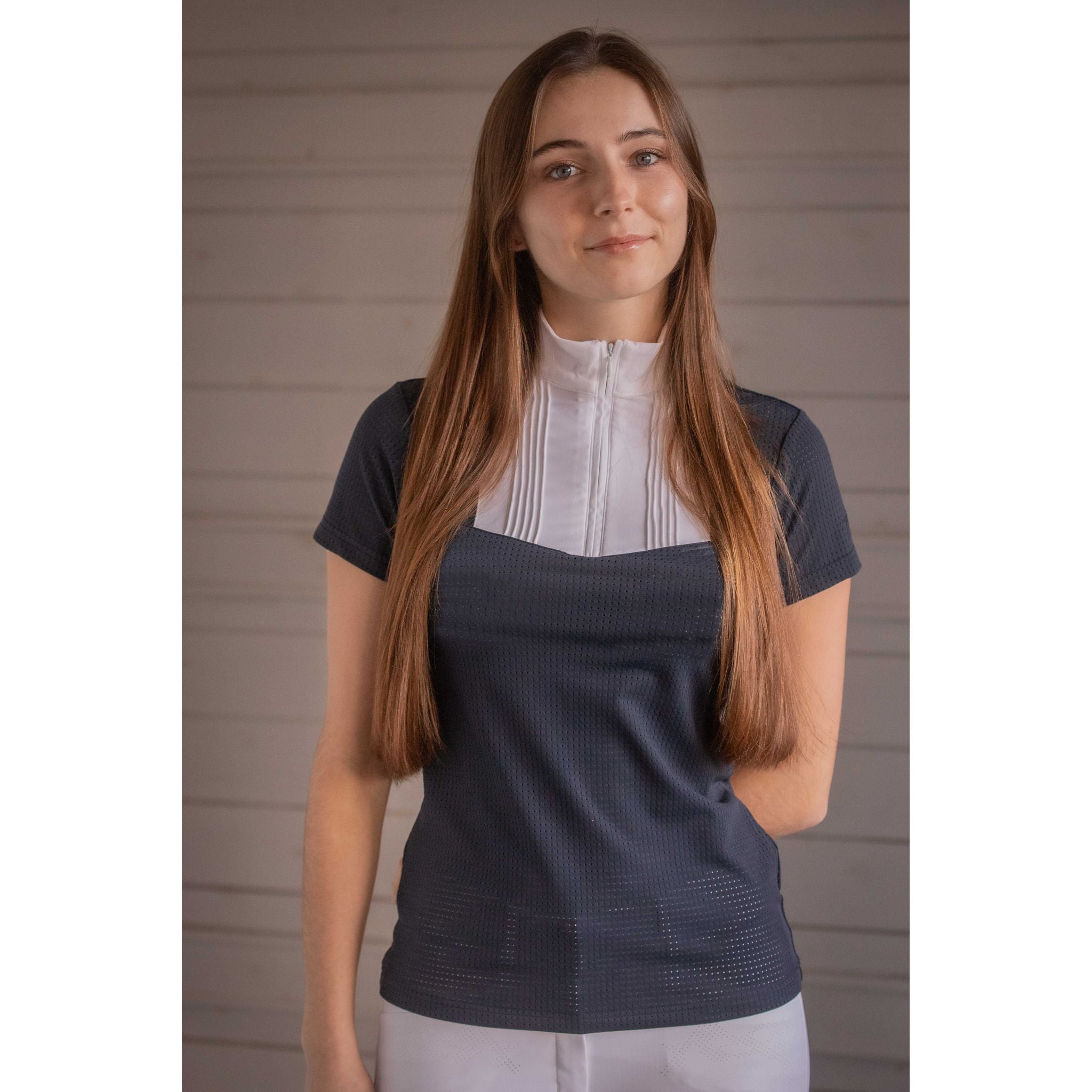 Penelope Florence Mesh Competition Polo - Women's Navy blue - 987924071_ambi_1